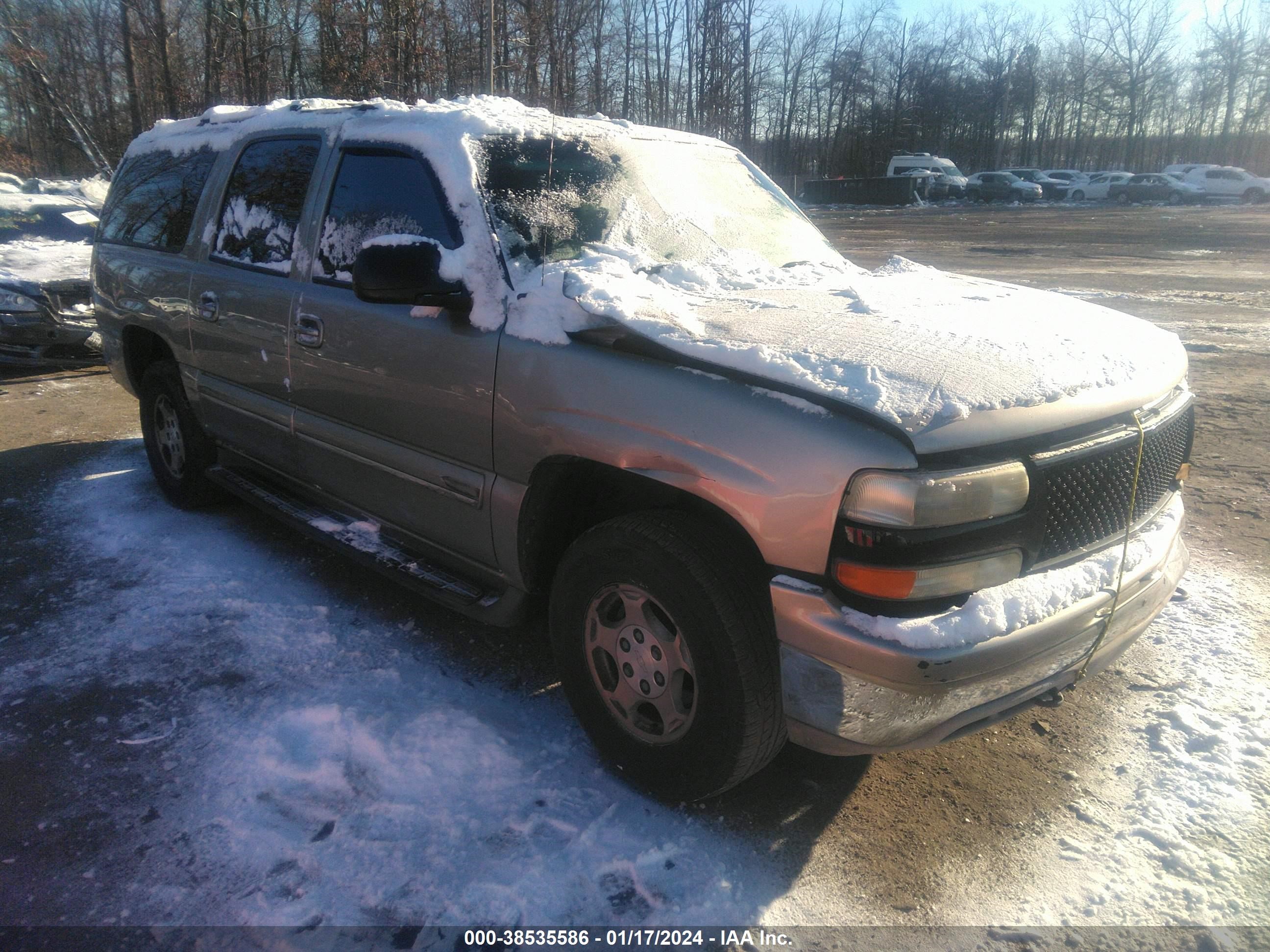 CHEVROLET SUBURBAN 2001 3gnfk16t91g101814