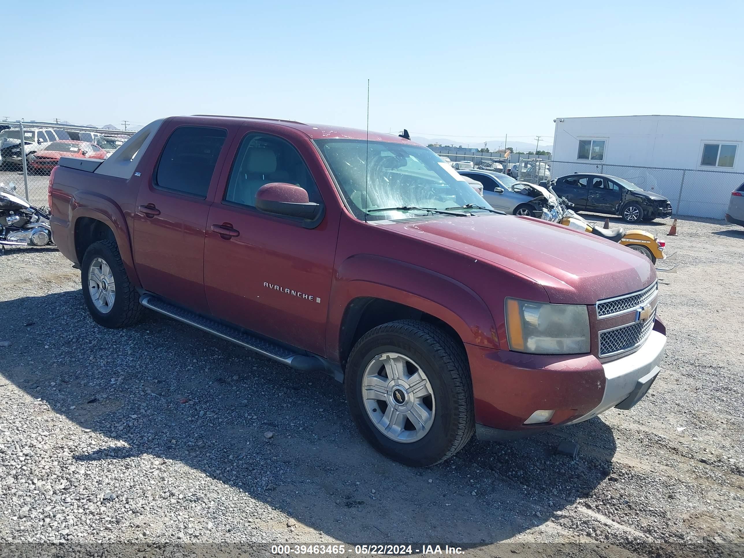 CHEVROLET AVALANCHE 2009 3gnfk22059g207366