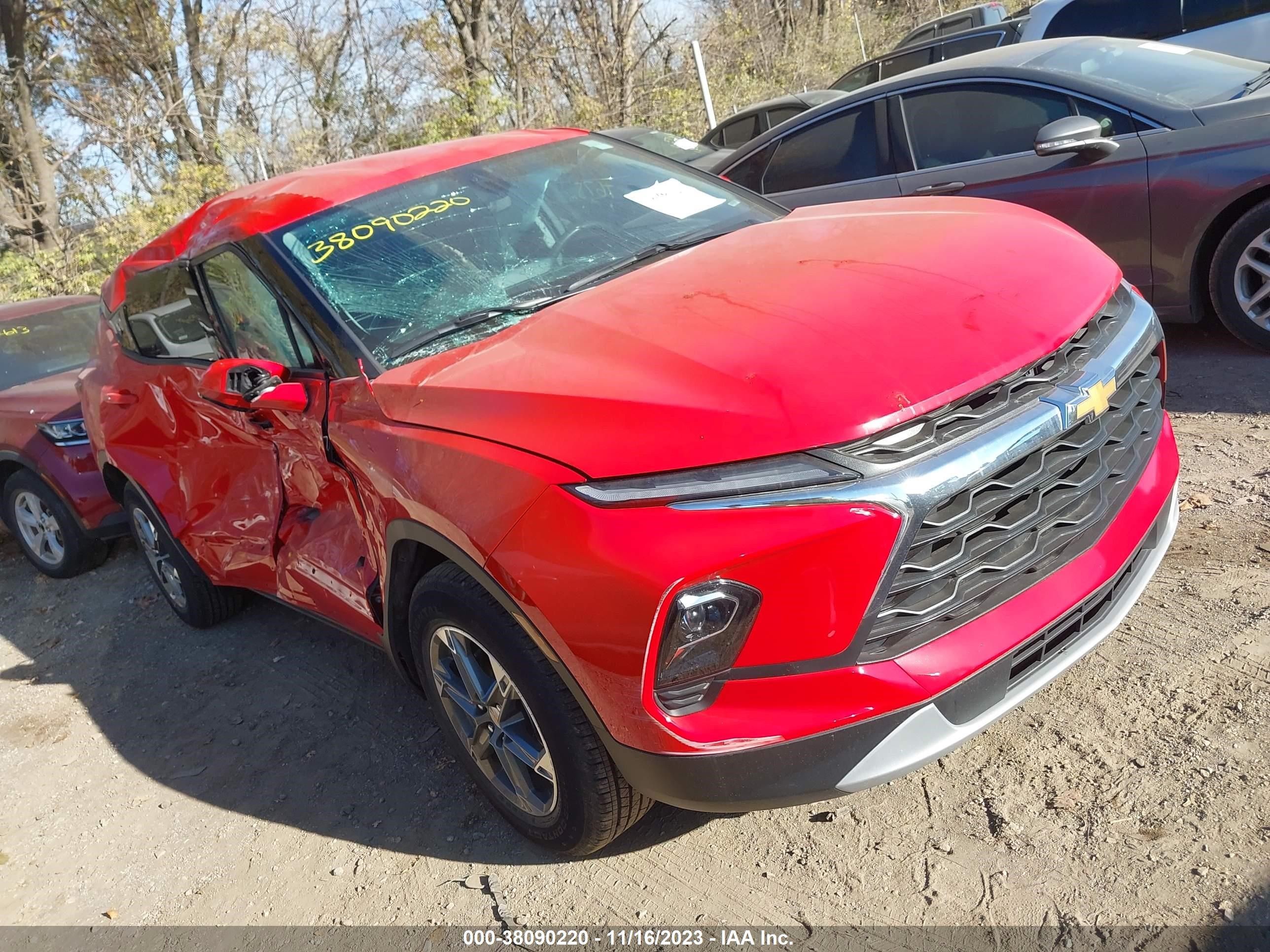 CHEVROLET BLAZER 2023 3gnkbcr41ps195126