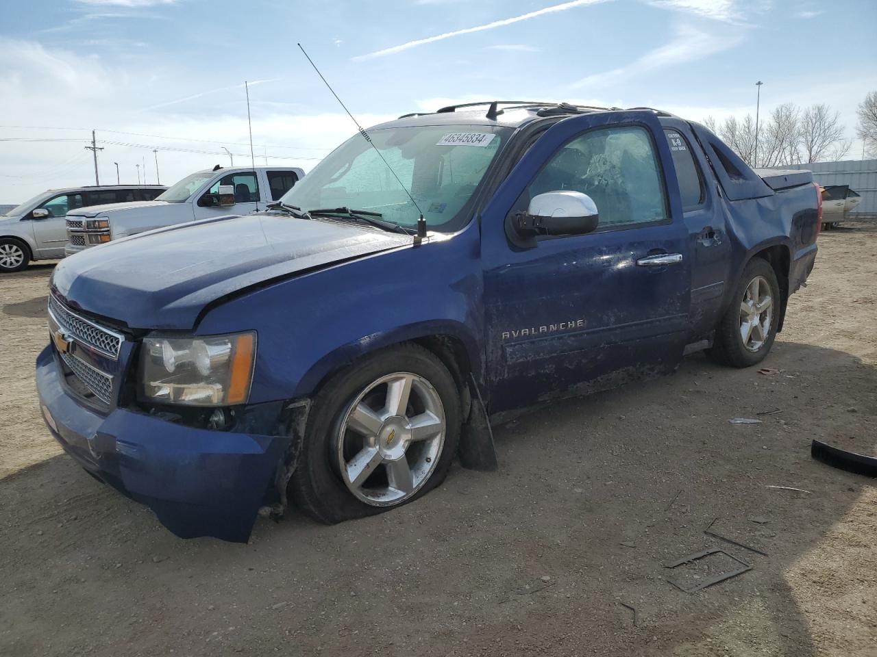 CHEVROLET AVALANCHE 2013 3gntkfe77dg173507