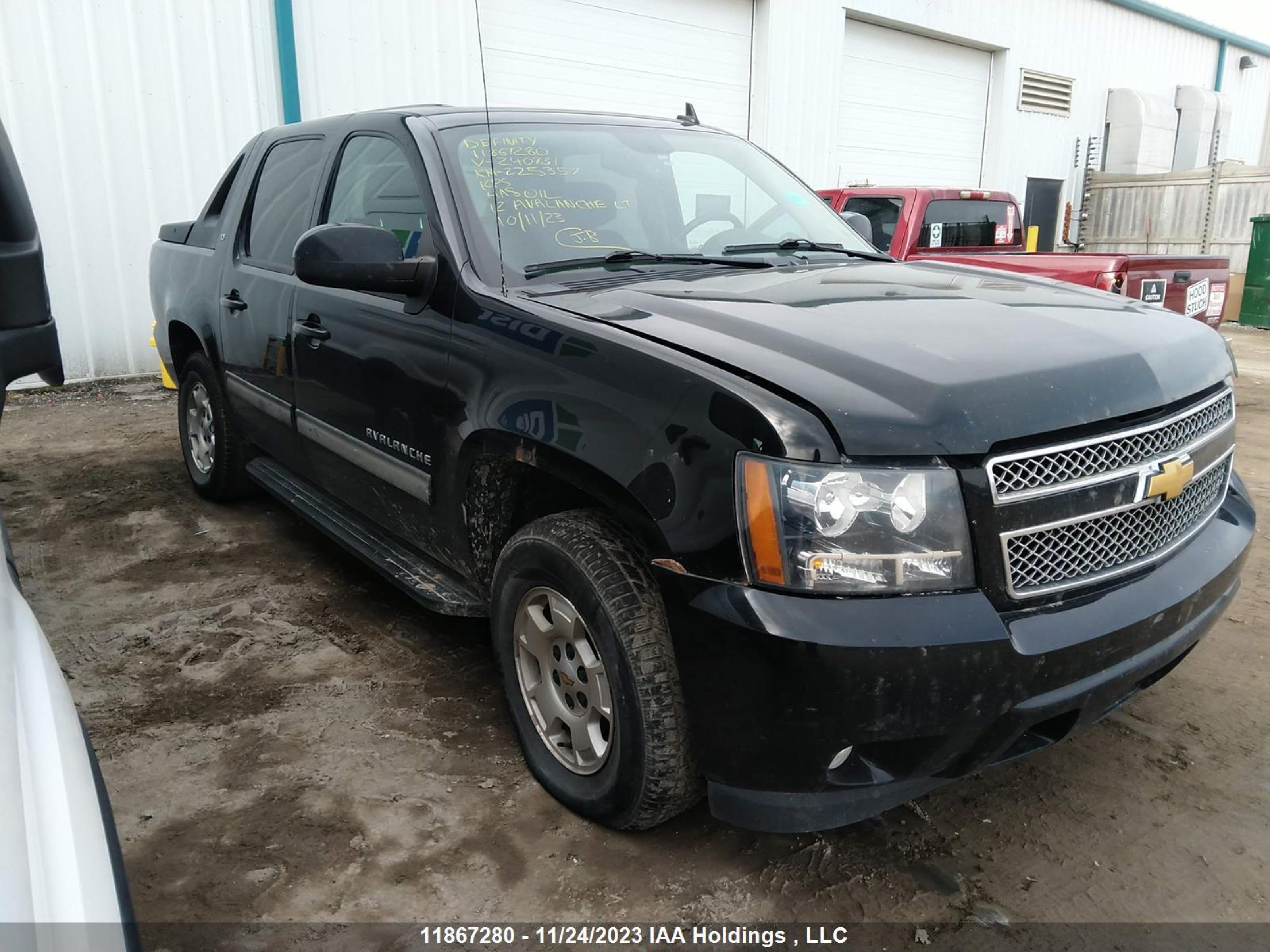 CHEVROLET AVALANCHE 2012 3gntkfe7xcg240731