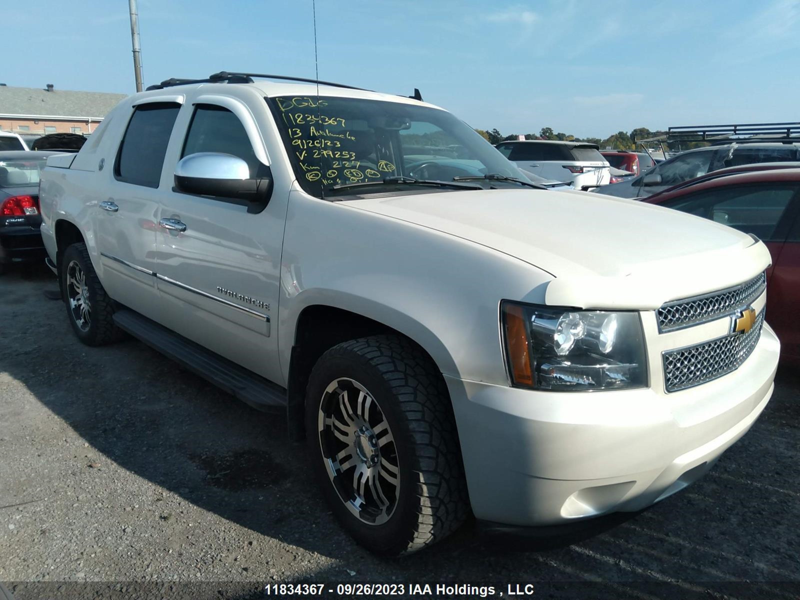 CHEVROLET AVALANCHE 2013 3gntkge7xdg299253