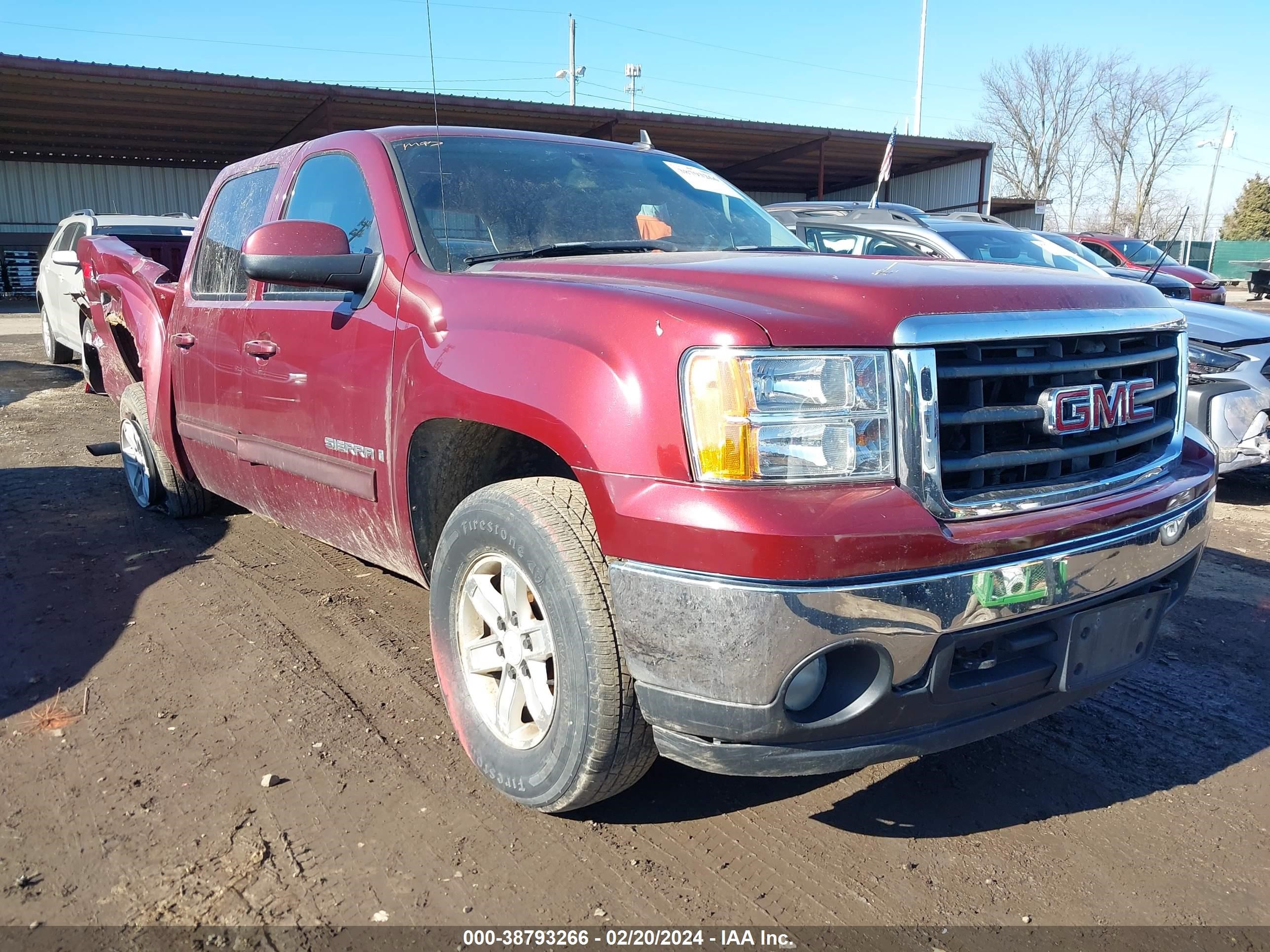 GMC SIERRA 2008 3gtek13j58g222793