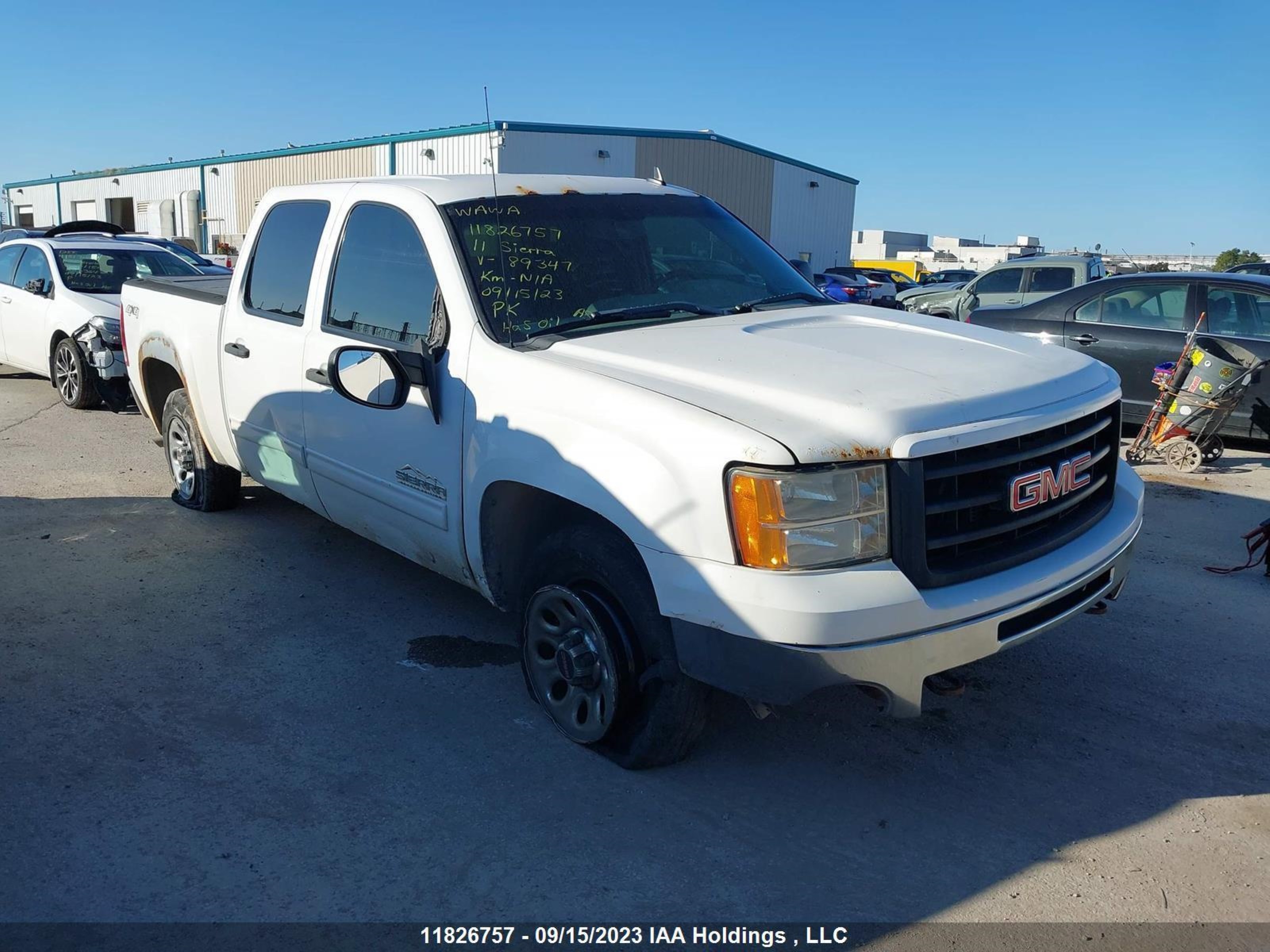 GMC SIERRA 2011 3gtp2uea4bg189347