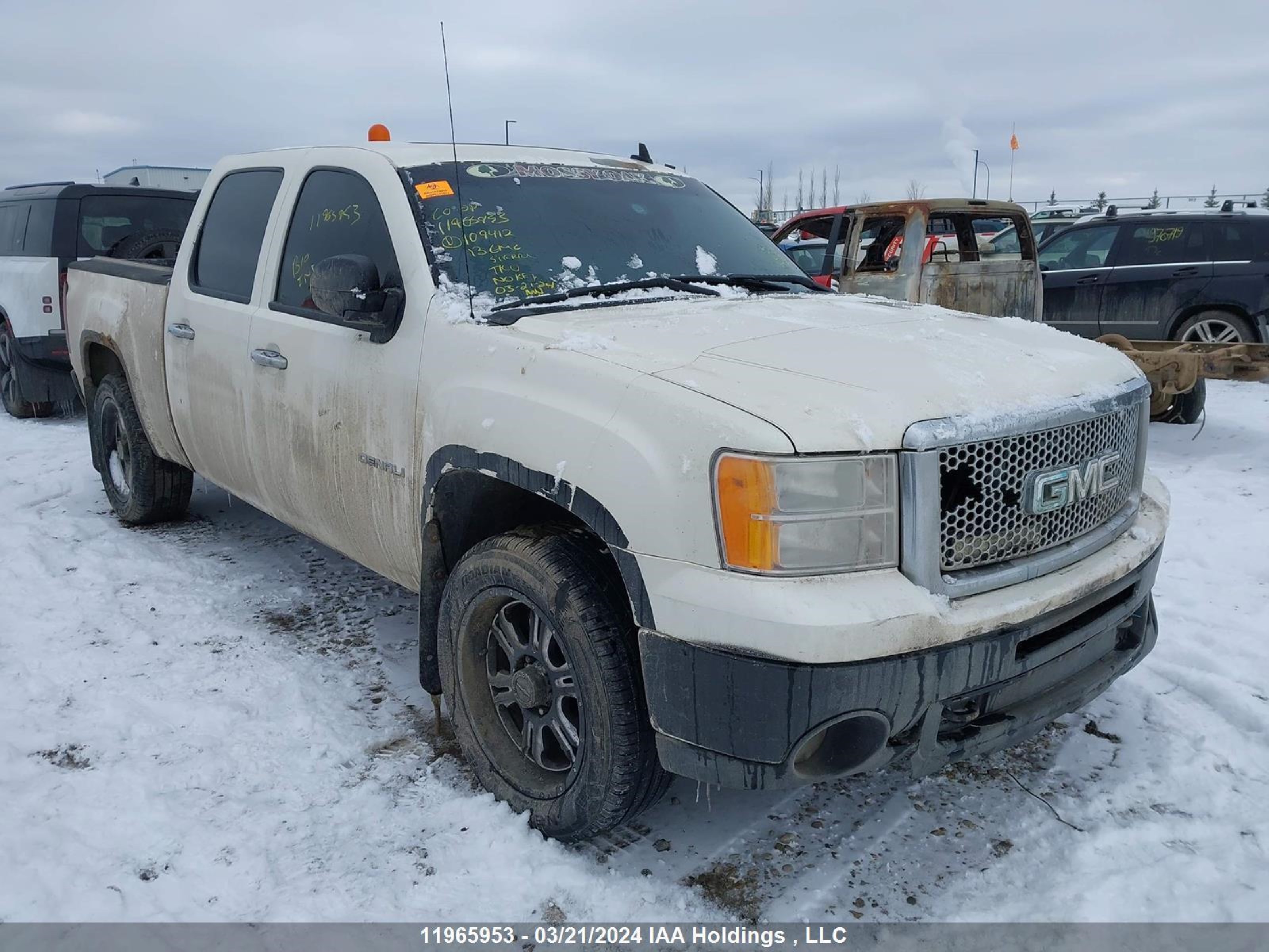 GMC SIERRA 2013 3gtp2xe20dg109412