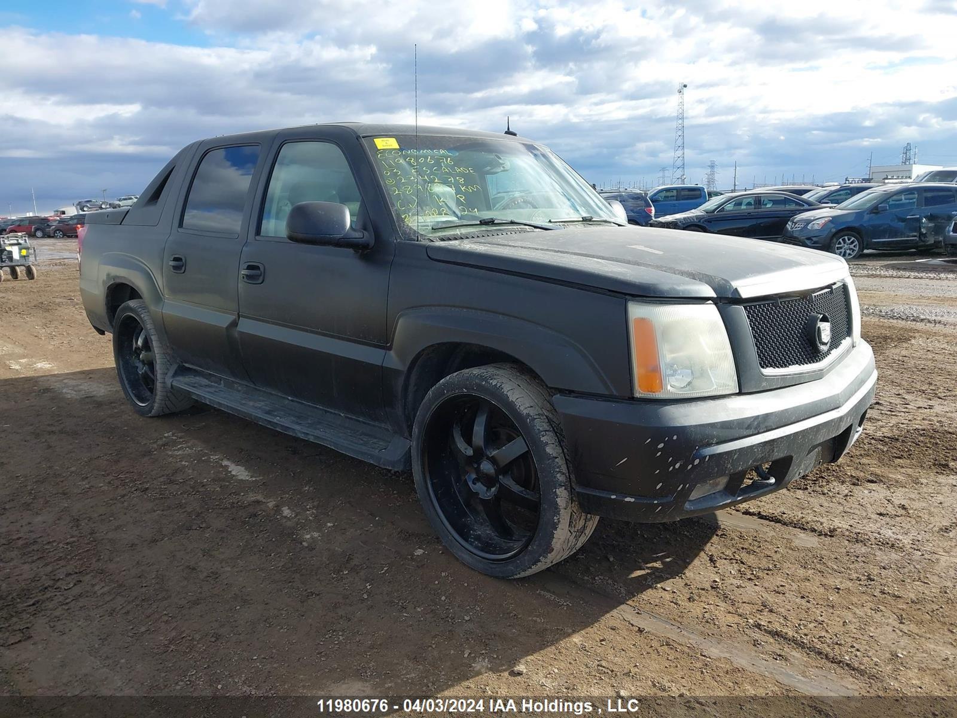 CADILLAC ESCALADE 2003 3gyek63n13g234278