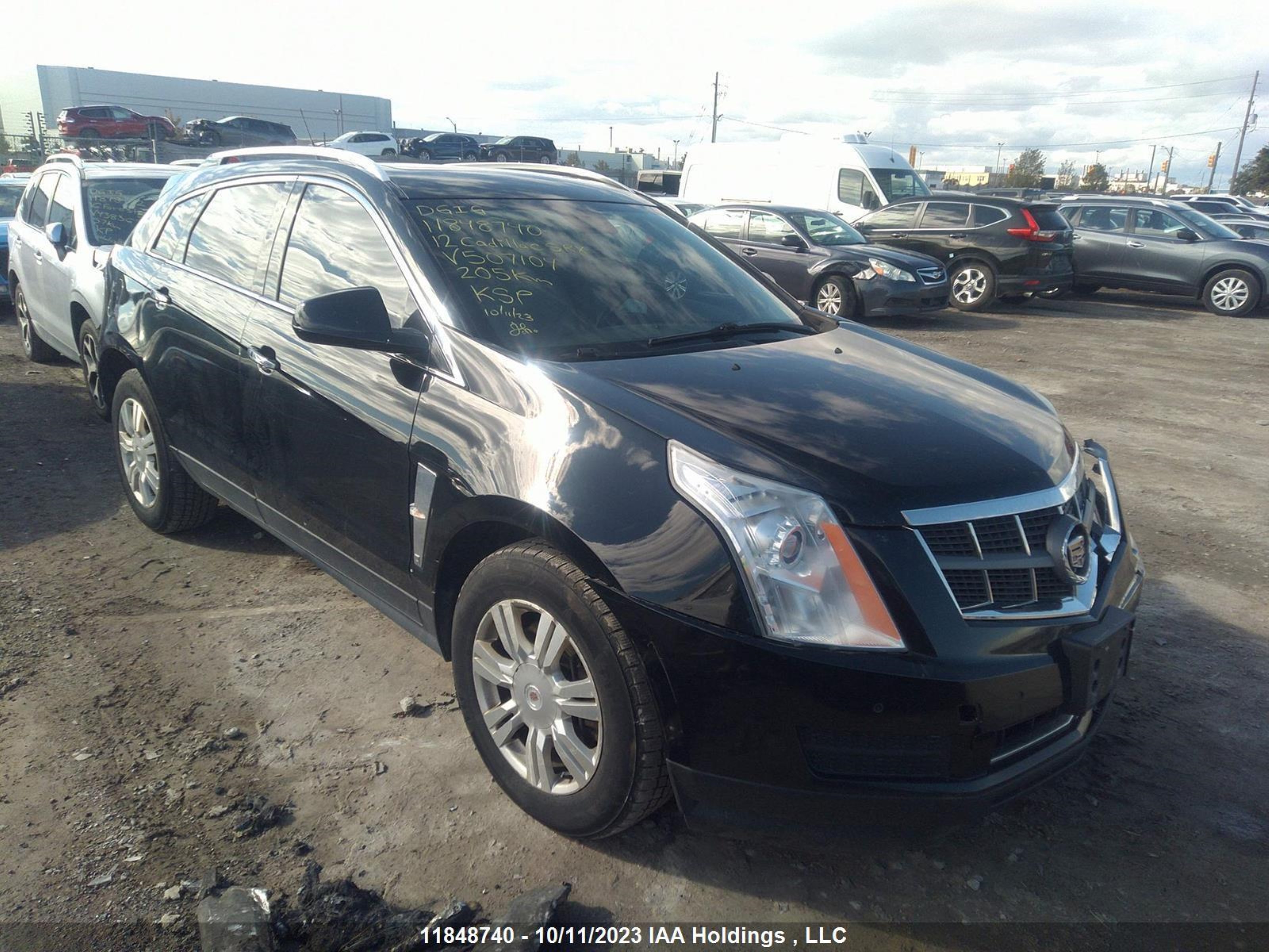 CADILLAC SRX 2012 3gyfnde37cs507104