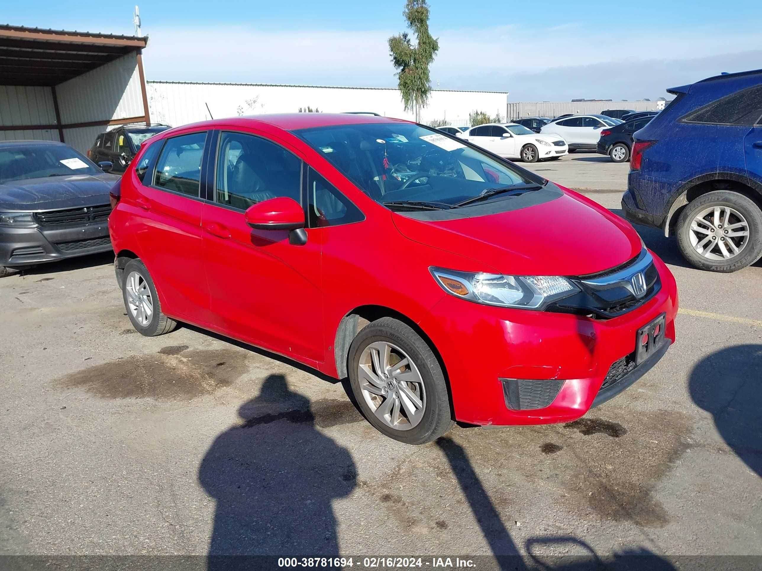 HONDA FIT 2015 3hggk5853fm010809