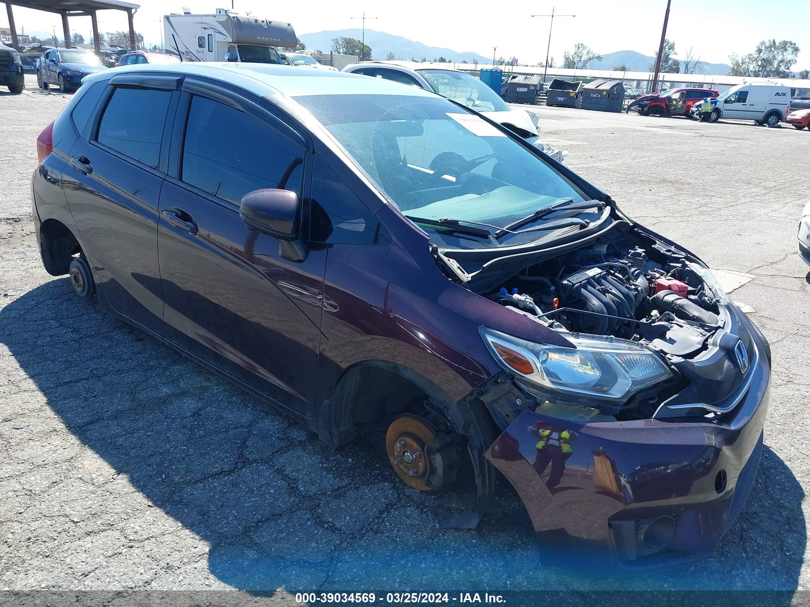 HONDA FIT 2015 3hggk5g84fm745133