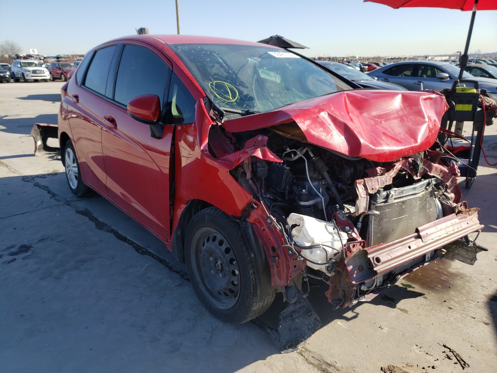 HONDA FIT LX 2019 3hggk5h43km700920