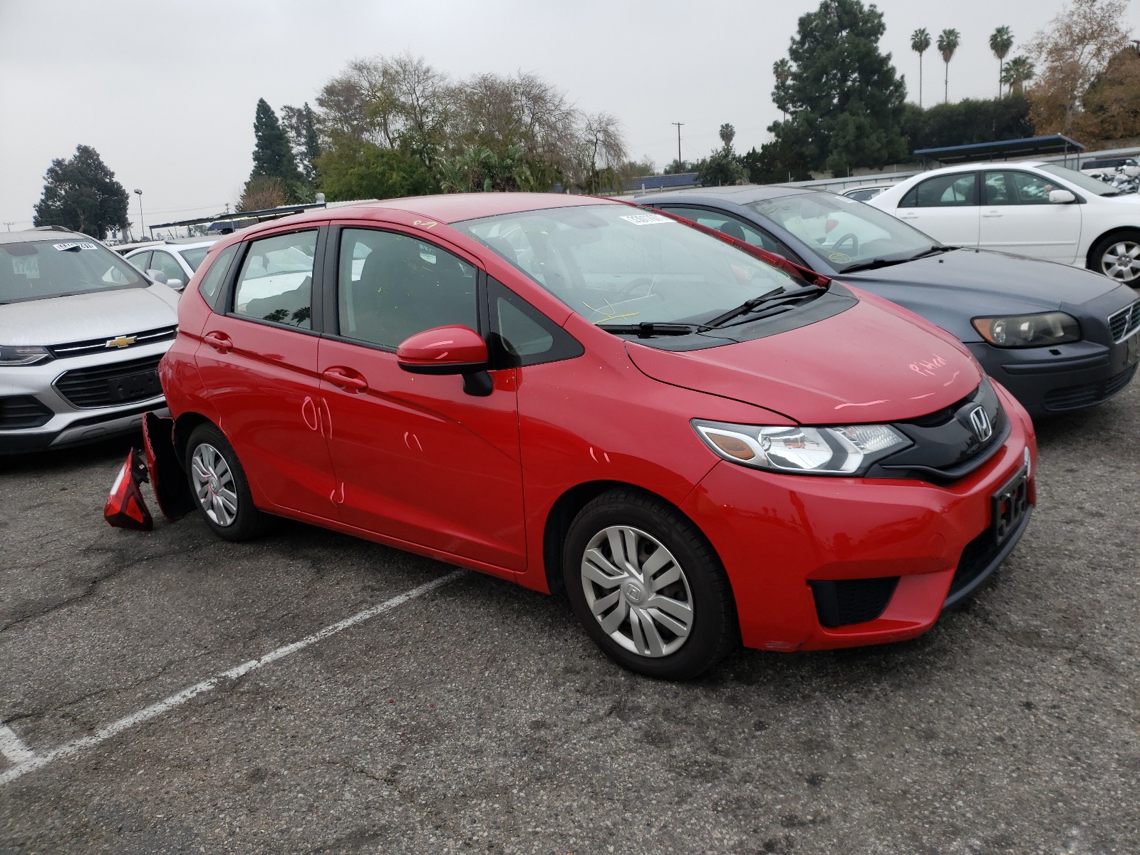 HONDA FIT LX 2015 3hggk5h50fm780028