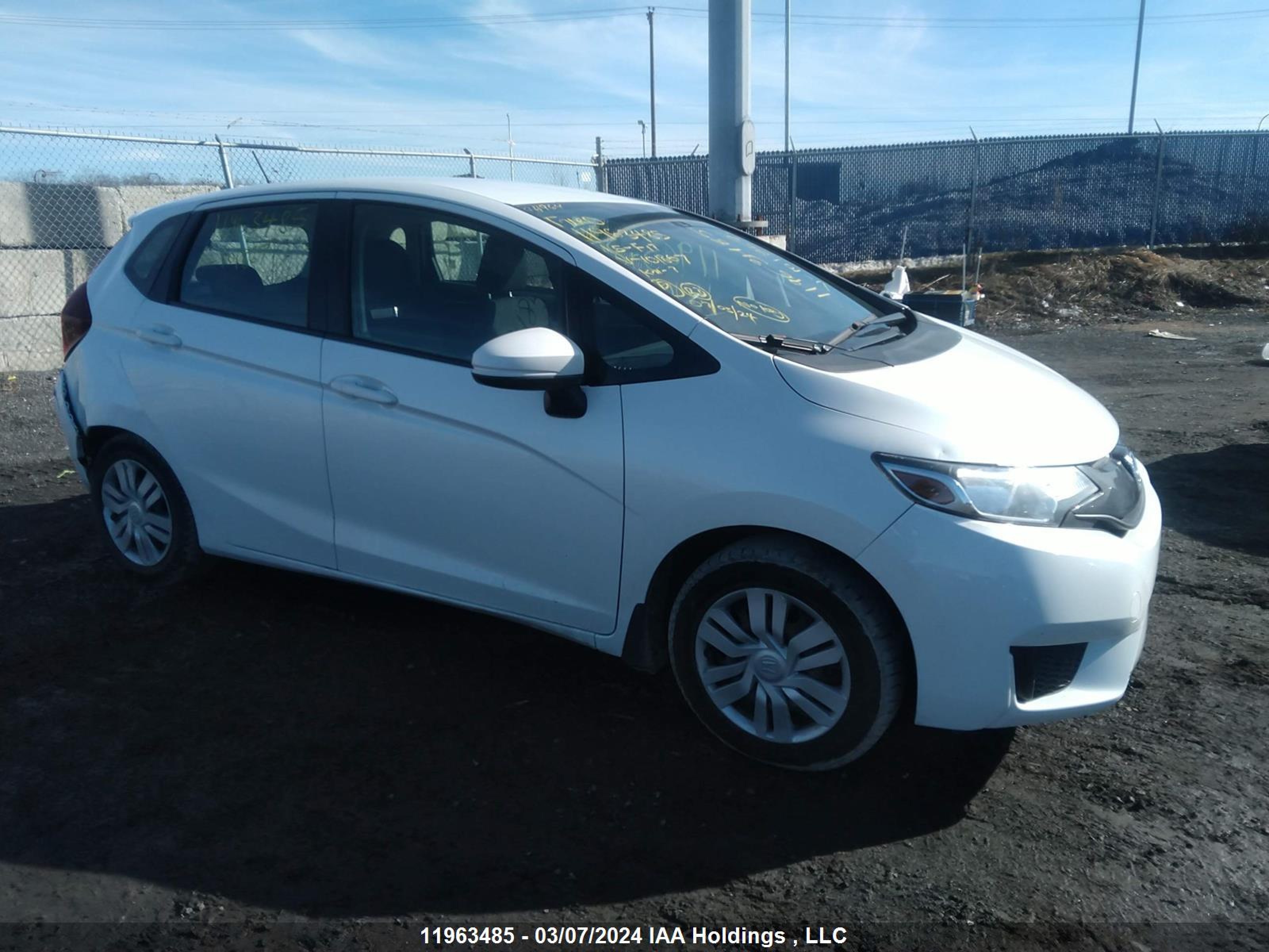 HONDA FIT 2015 3hggk5h51fm101867