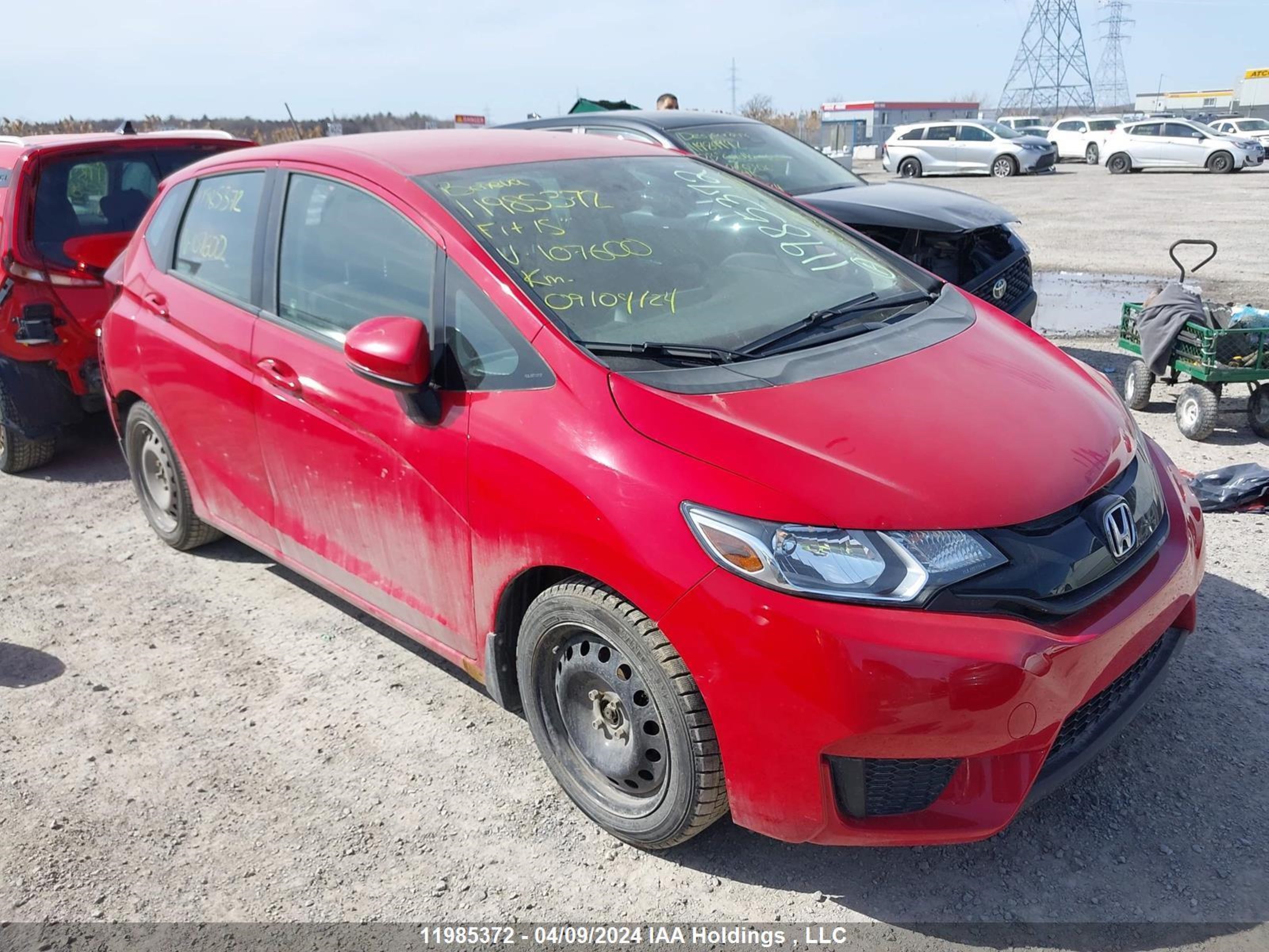 HONDA FIT 2015 3hggk5h52fm107600