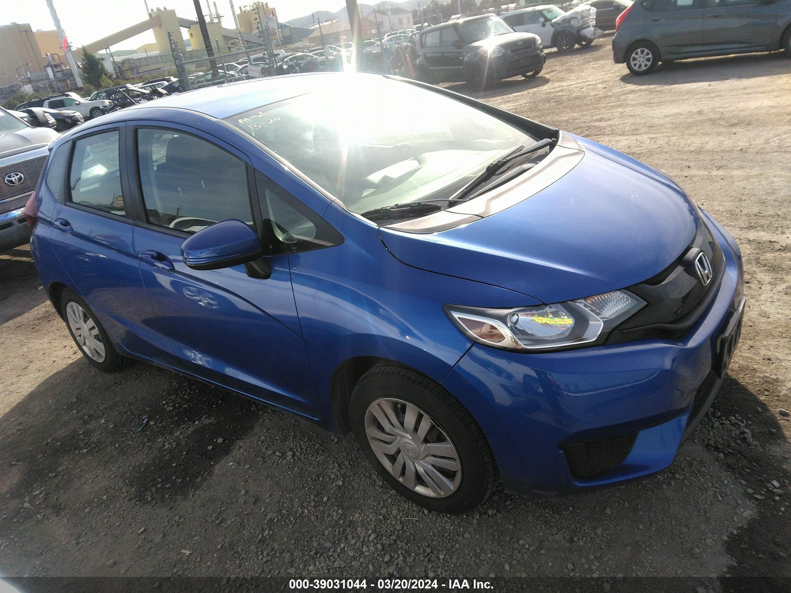 HONDA FIT 2015 3hggk5h53fm767788