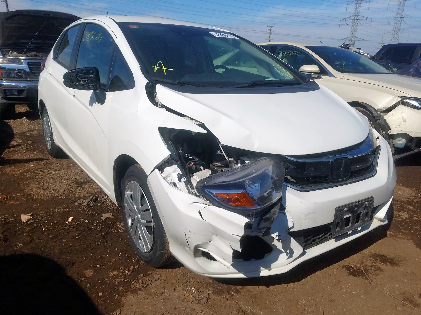 HONDA FIT LX 2018 3hggk5h5xjm715616