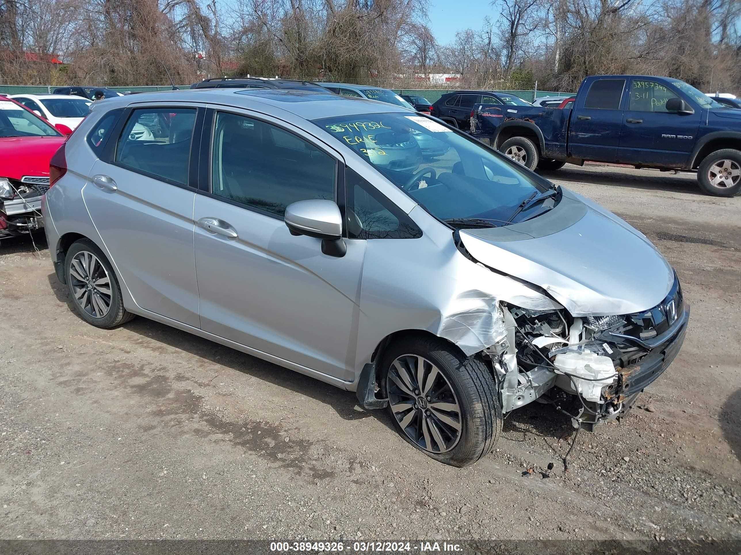 HONDA FIT 2015 3hggk5h89fm705094