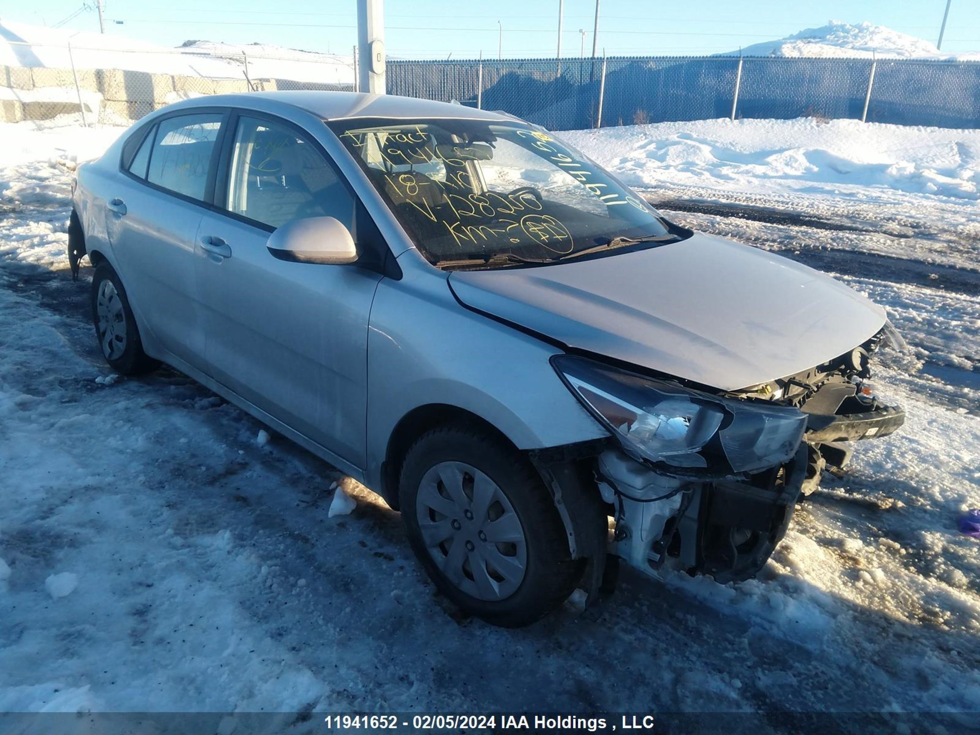 KIA RIO 2018 3kpa24ab5je128250