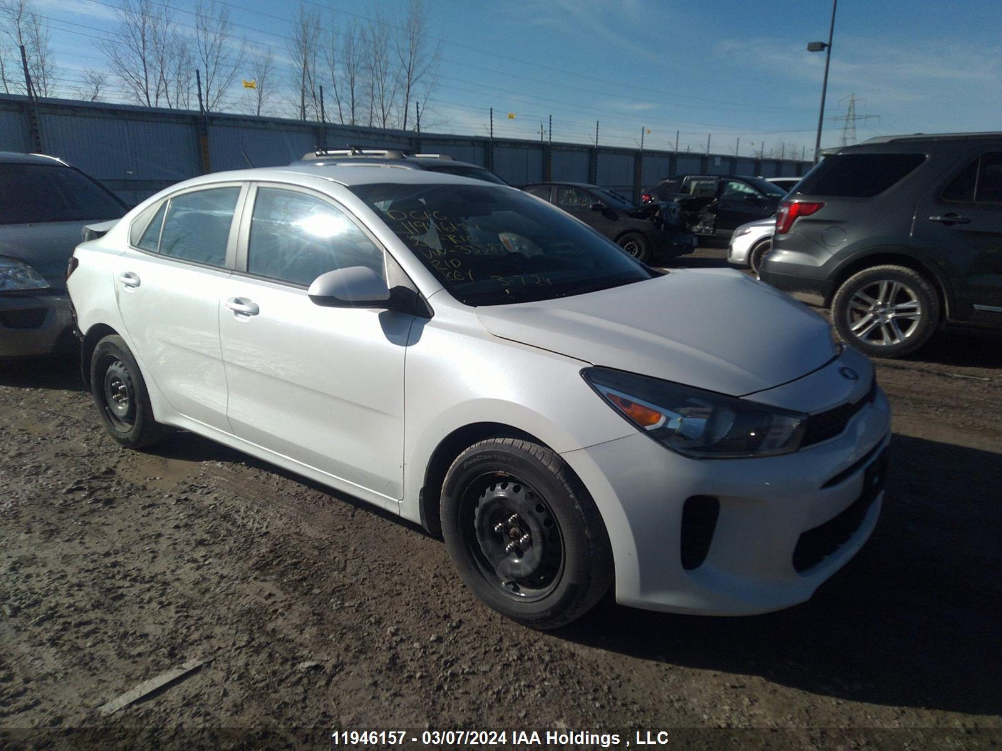 KIA RIO 2020 3kpa24ad2le335876