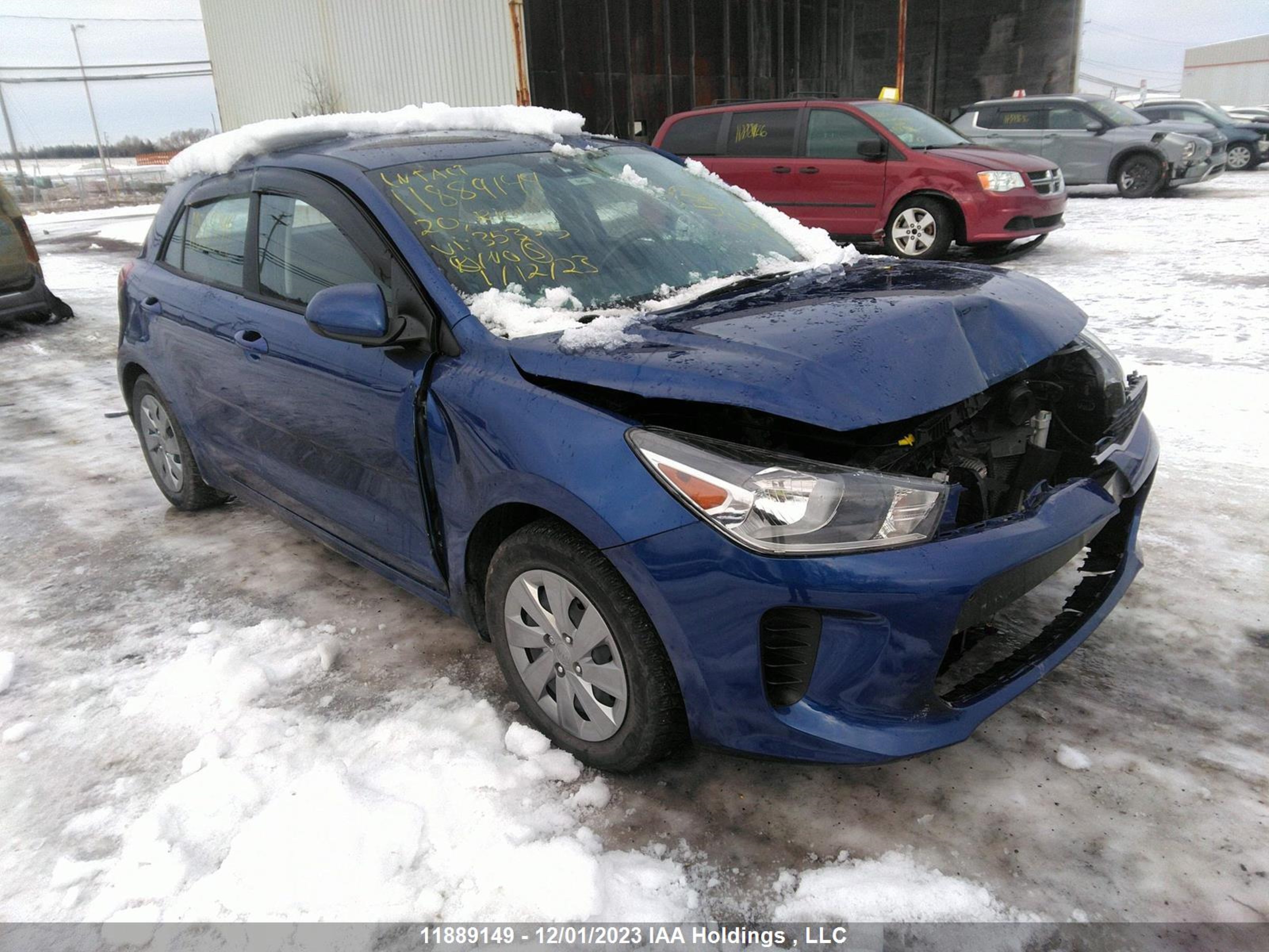 KIA RIO 2020 3kpa25ad0le353315