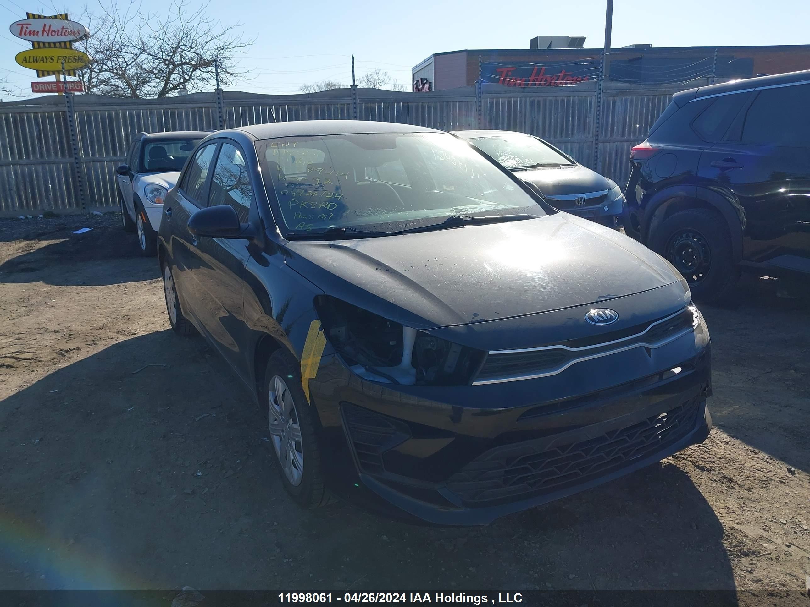 KIA RIO 2021 3kpa25ad4me389414