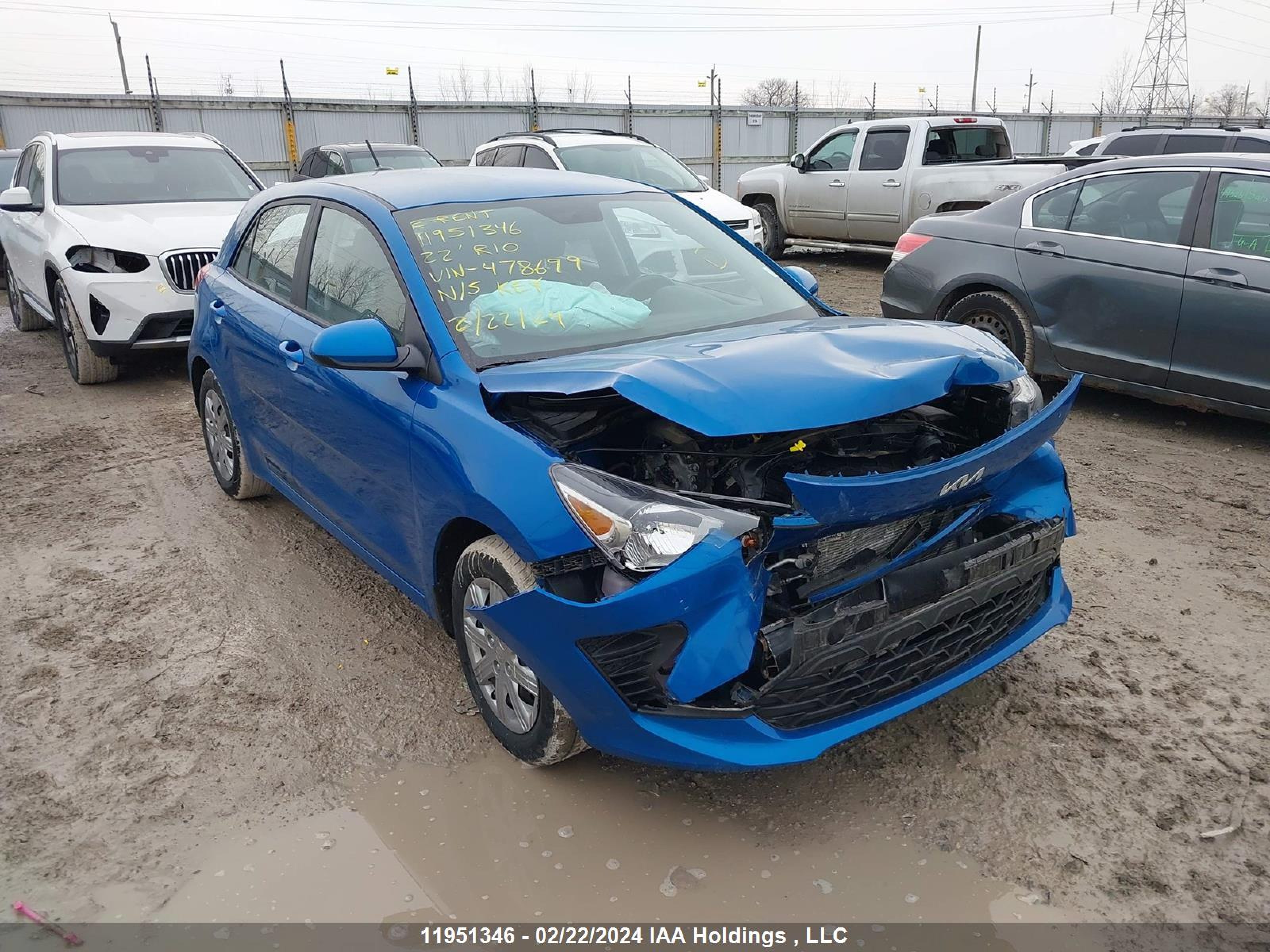 KIA RIO 2022 3kpa25ad7ne478699