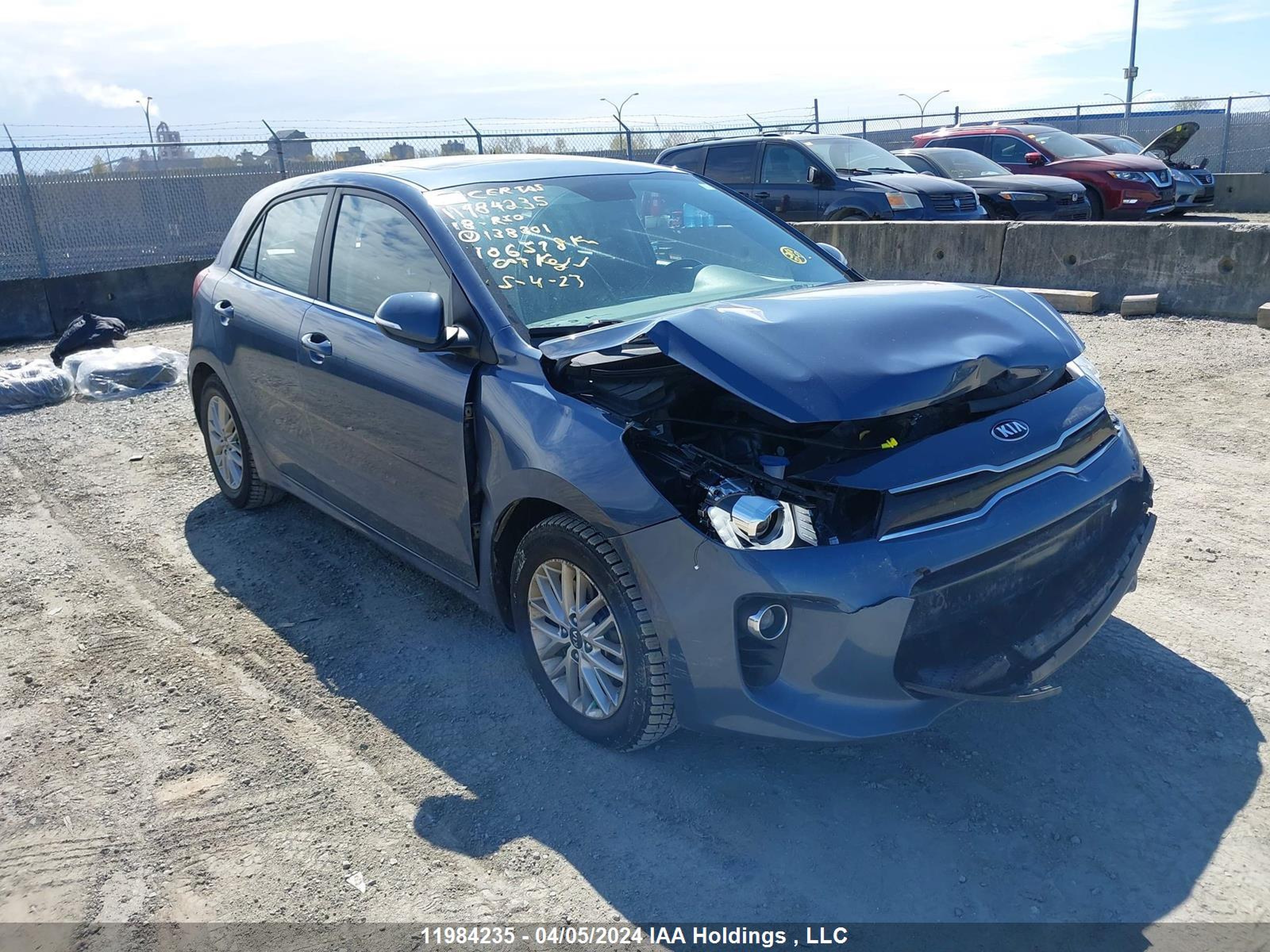 KIA RIO 2018 3kpa35ab9je138301