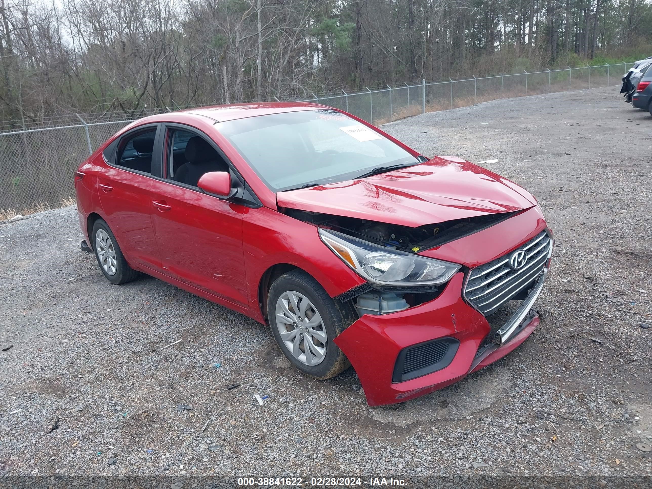 HYUNDAI ACCENT 2019 3kpc24a30ke063150