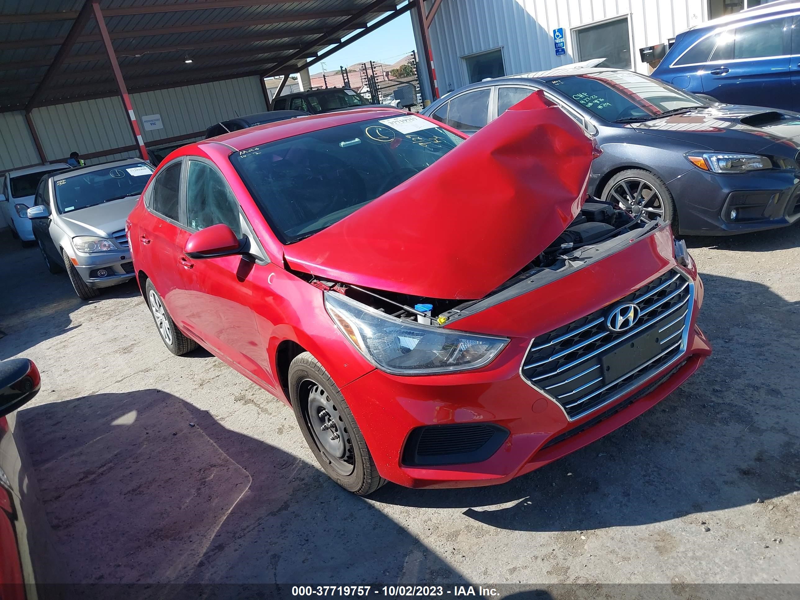 HYUNDAI ACCENT 2019 3kpc24a34ke084292