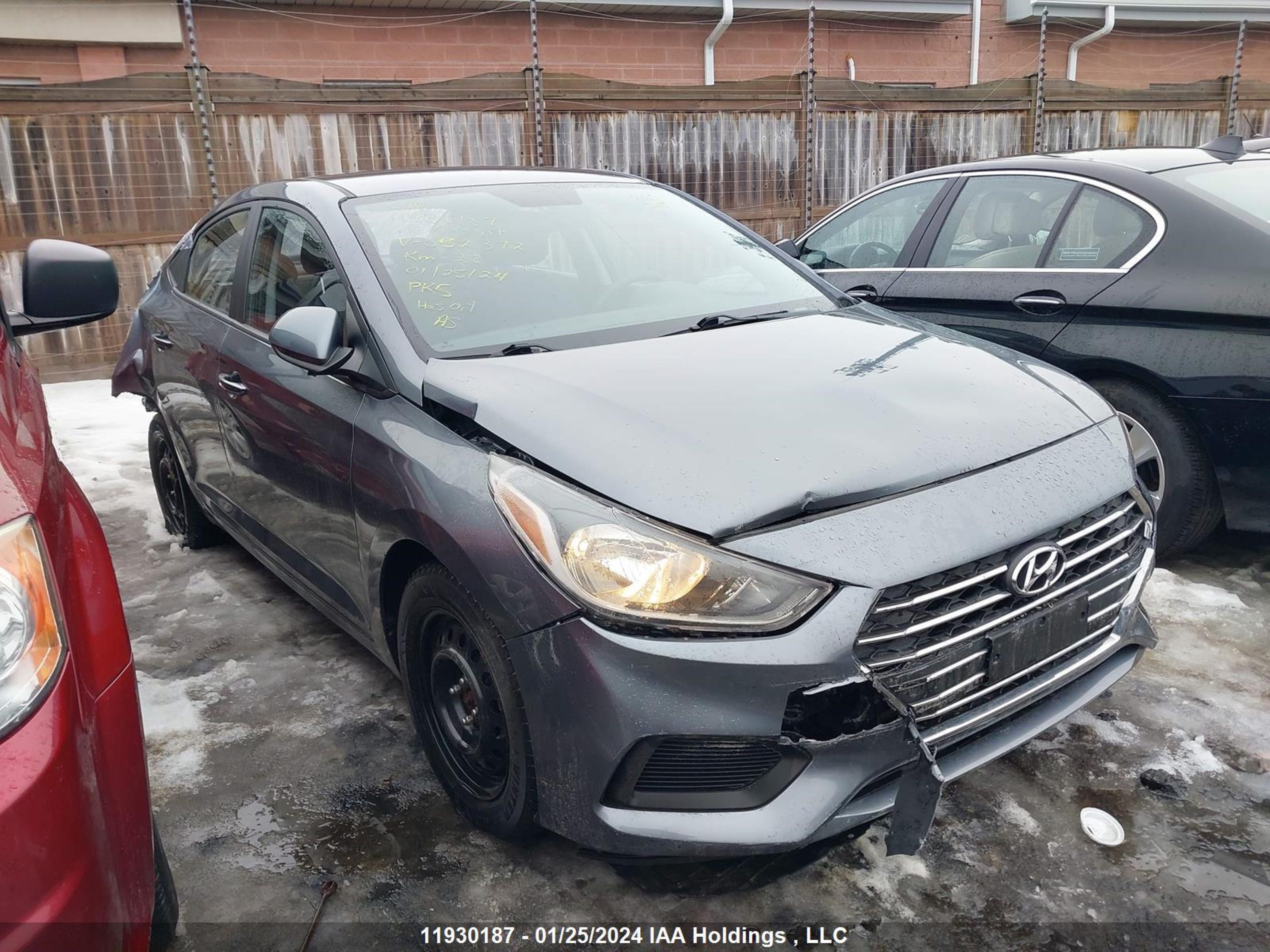 HYUNDAI ACCENT 2019 3kpc24a37ke052372