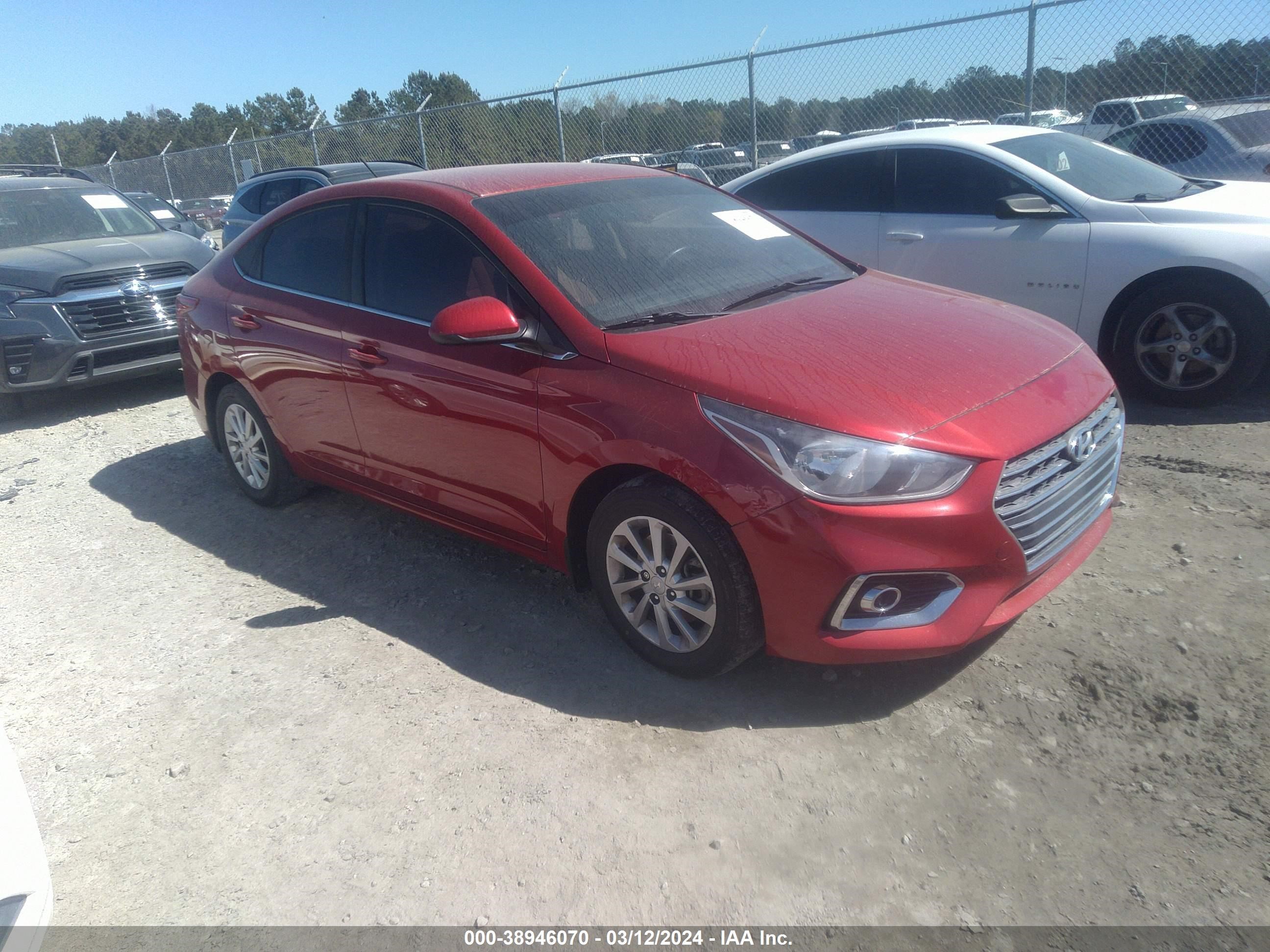 HYUNDAI ACCENT 2019 3kpc24a38ke057032