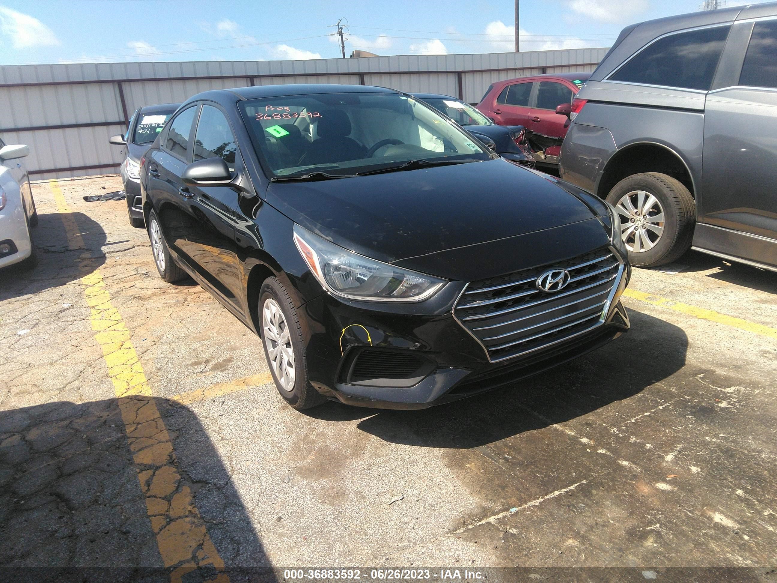 HYUNDAI ACCENT 2019 3kpc24a39ke066323