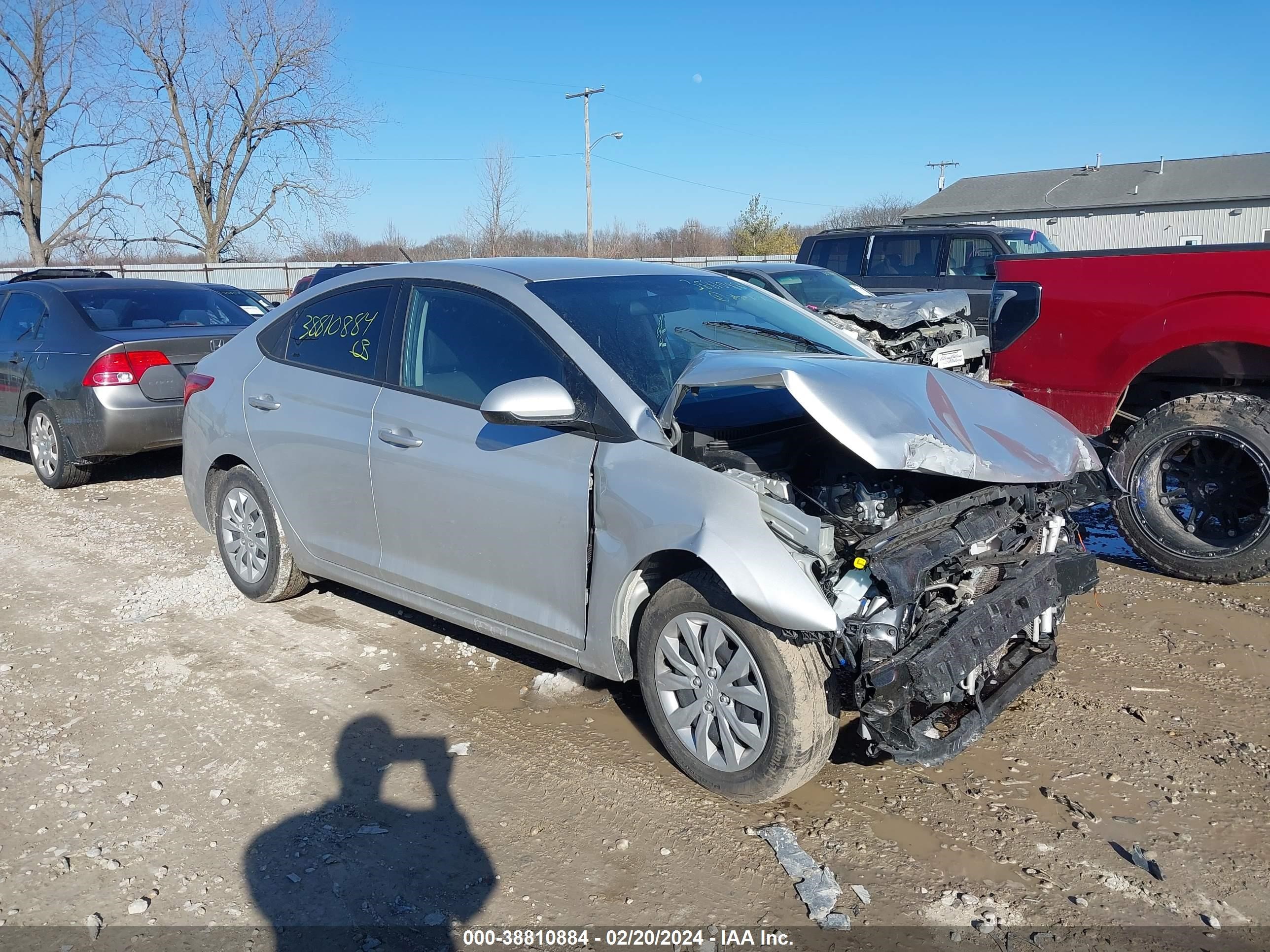 HYUNDAI ACCENT 2022 3kpc24a6xne157664