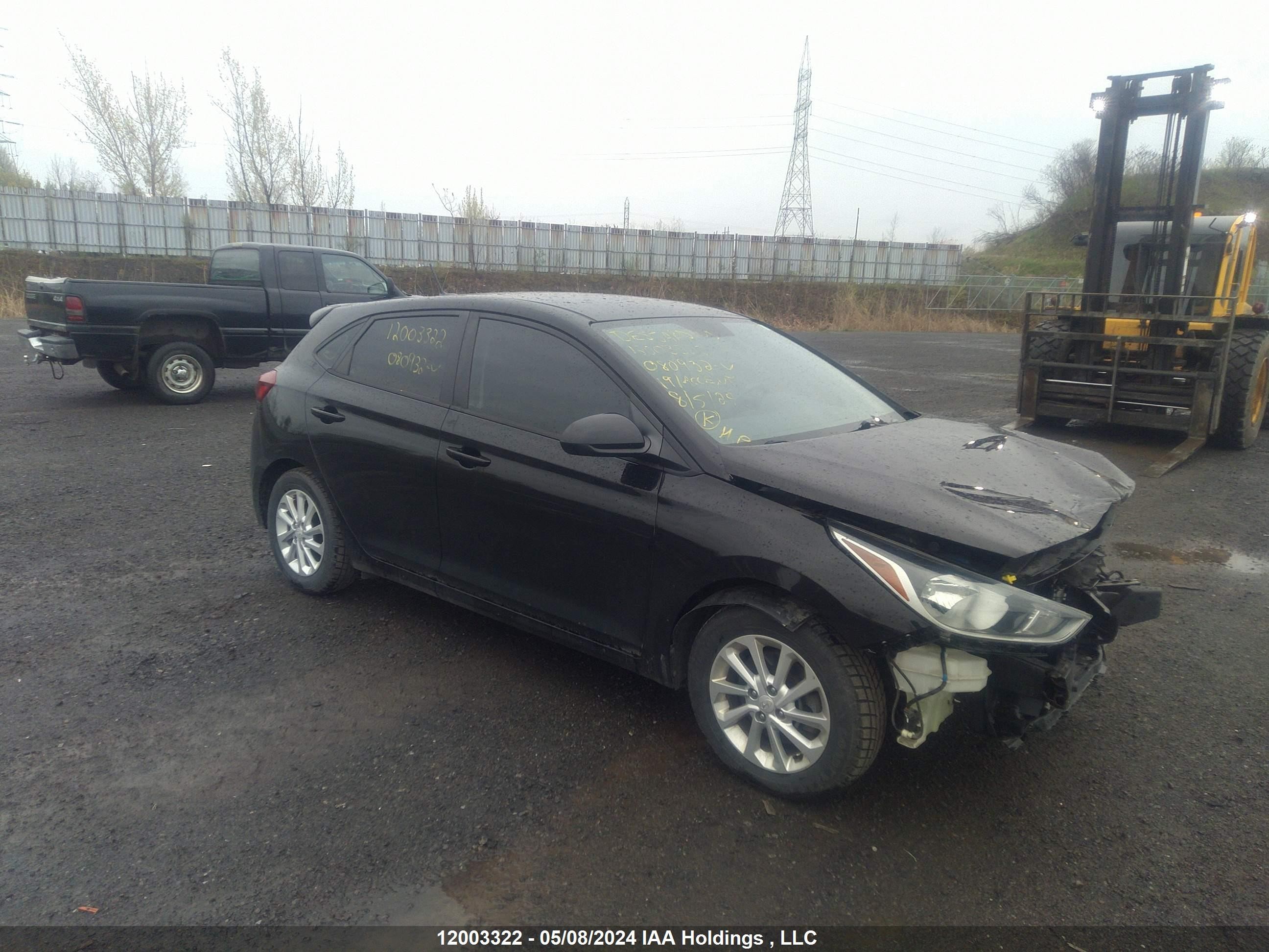 HYUNDAI ACCENT 2019 3kpc25a38ke080932