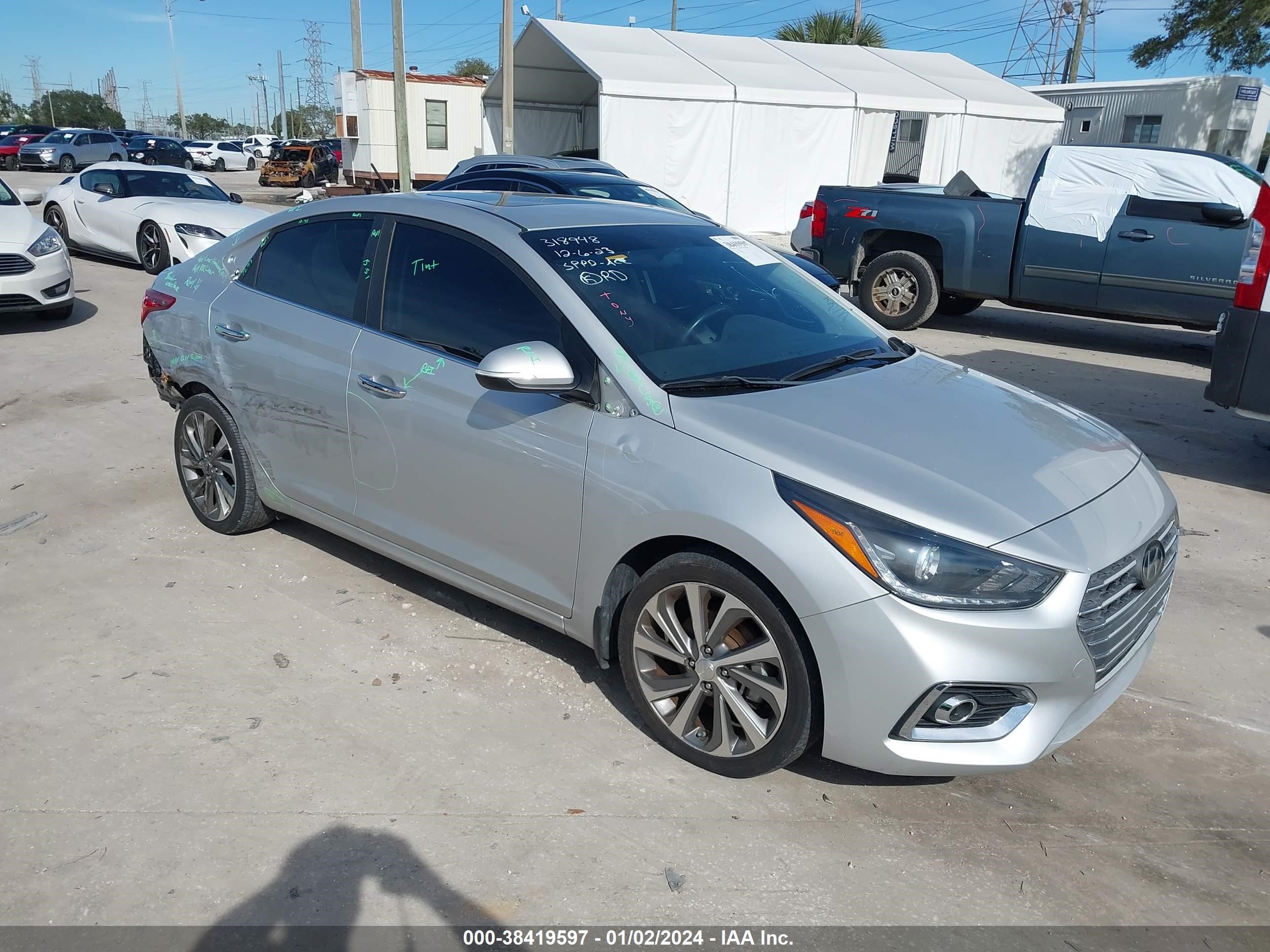 HYUNDAI ACCENT 2019 3kpc34a31ke052462