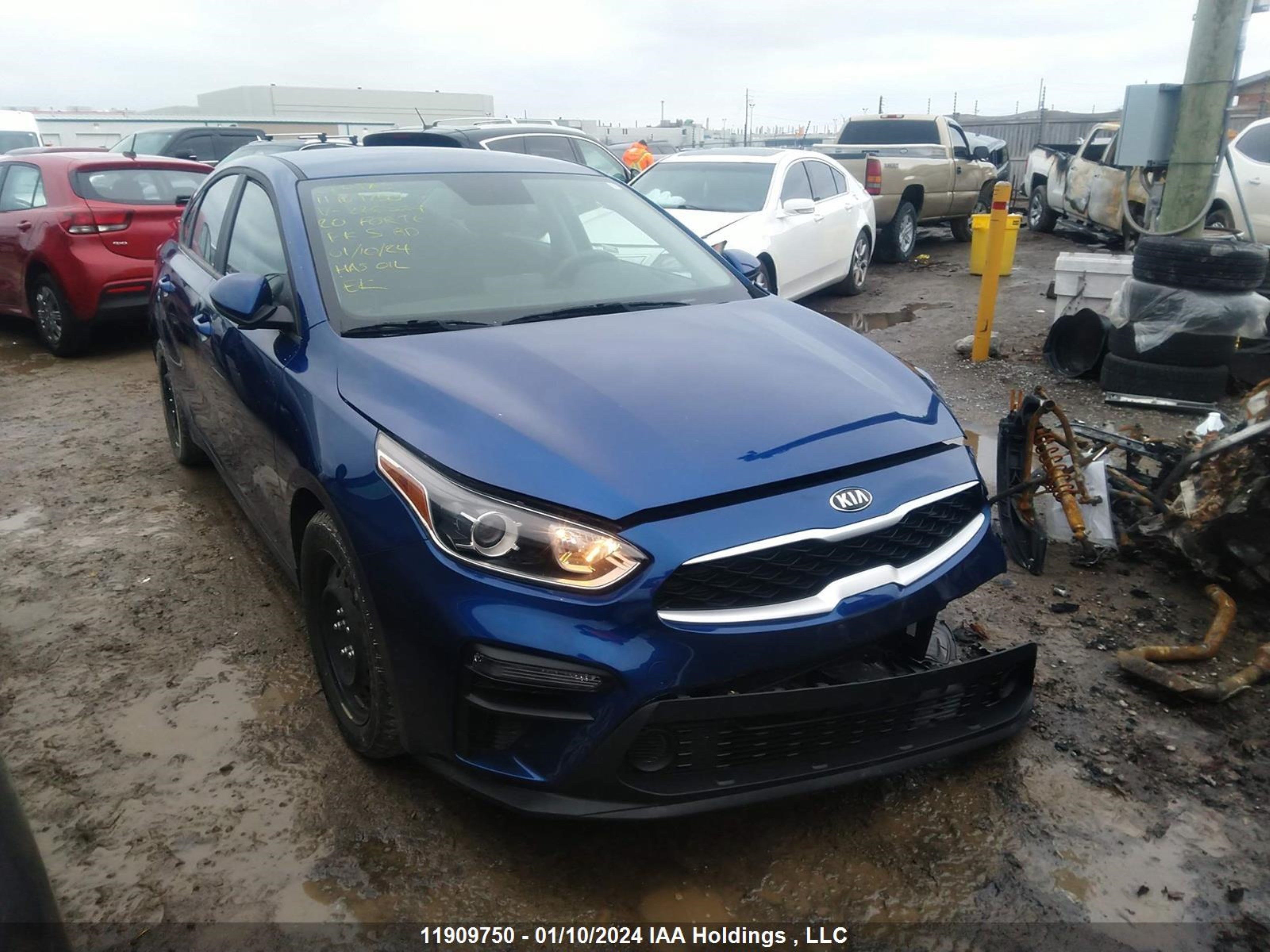 KIA FORTE 2020 3kpf24ad0le226564