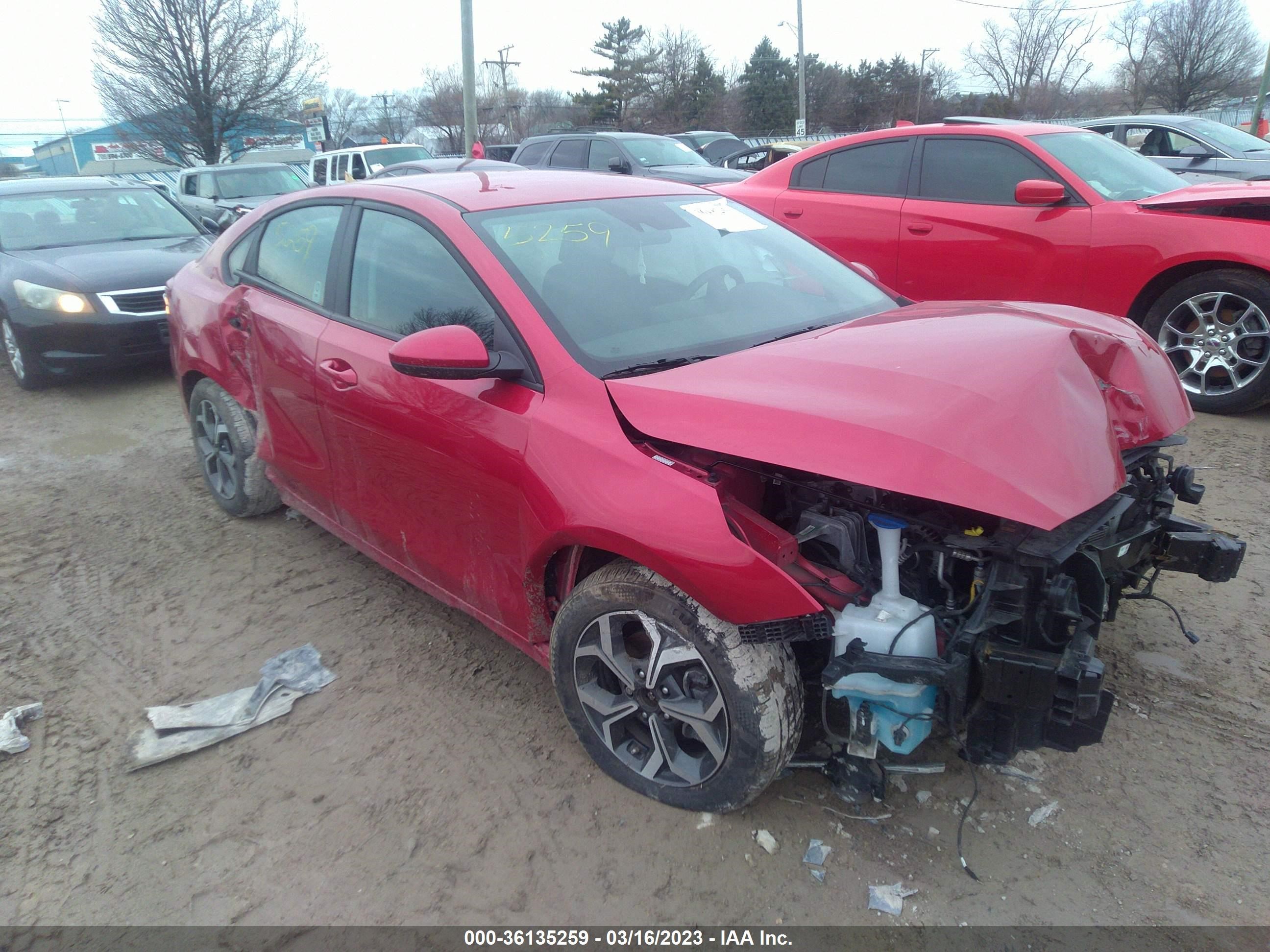 KIA FORTE 2021 3kpf24ad0me346625