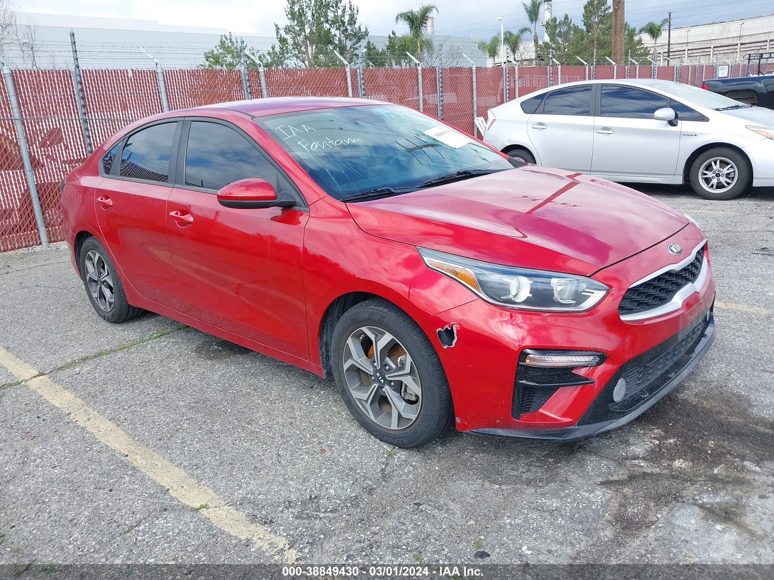 KIA FORTE 2019 3kpf24ad1ke126259