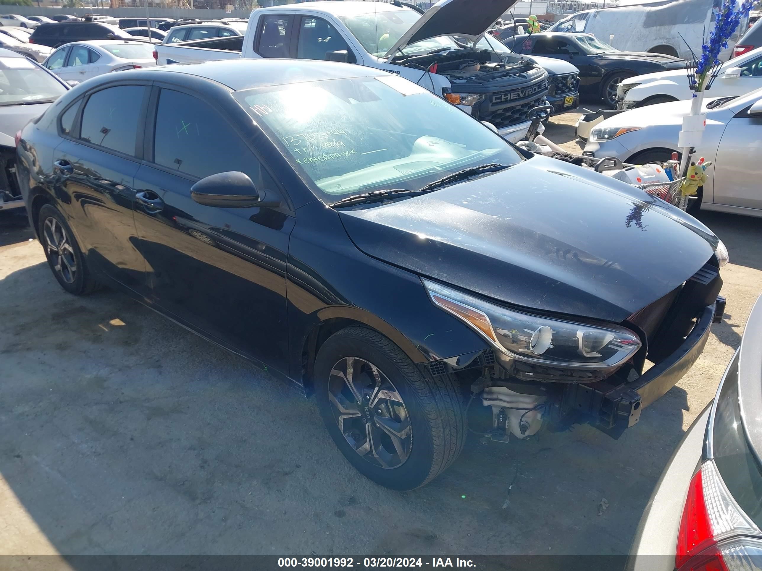 KIA FORTE 2020 3kpf24ad1le175012