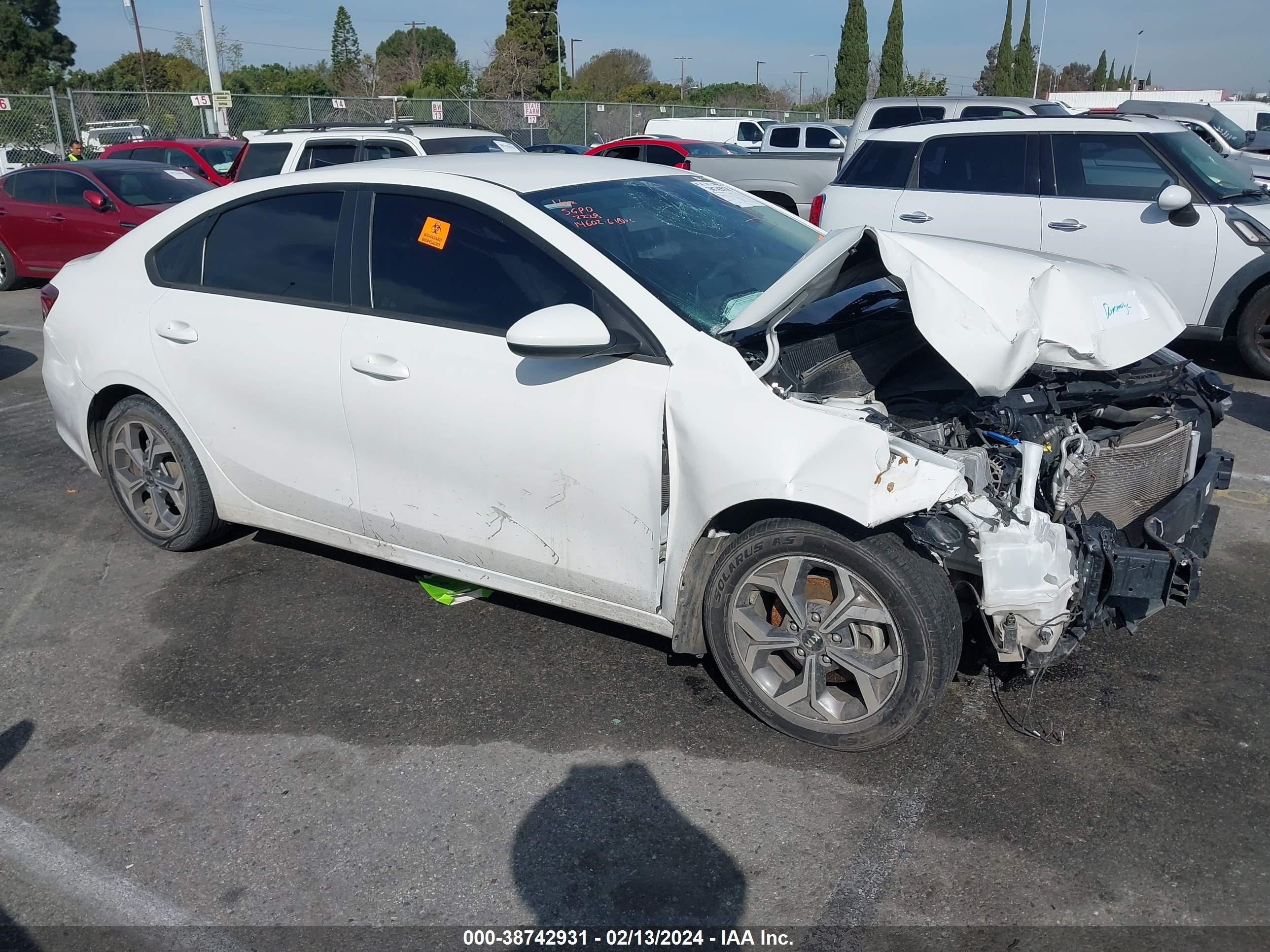 KIA FORTE 2020 3kpf24ad2le212228