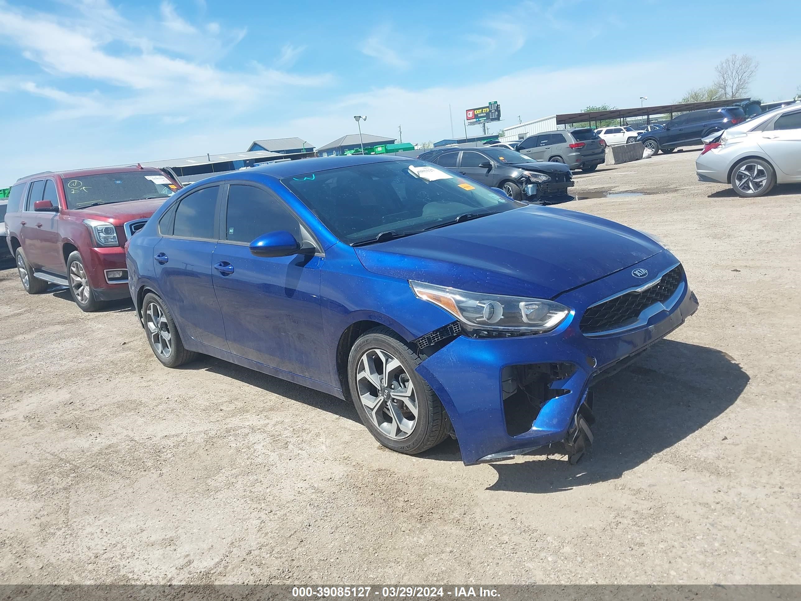 KIA FORTE 2020 3kpf24ad4le248714