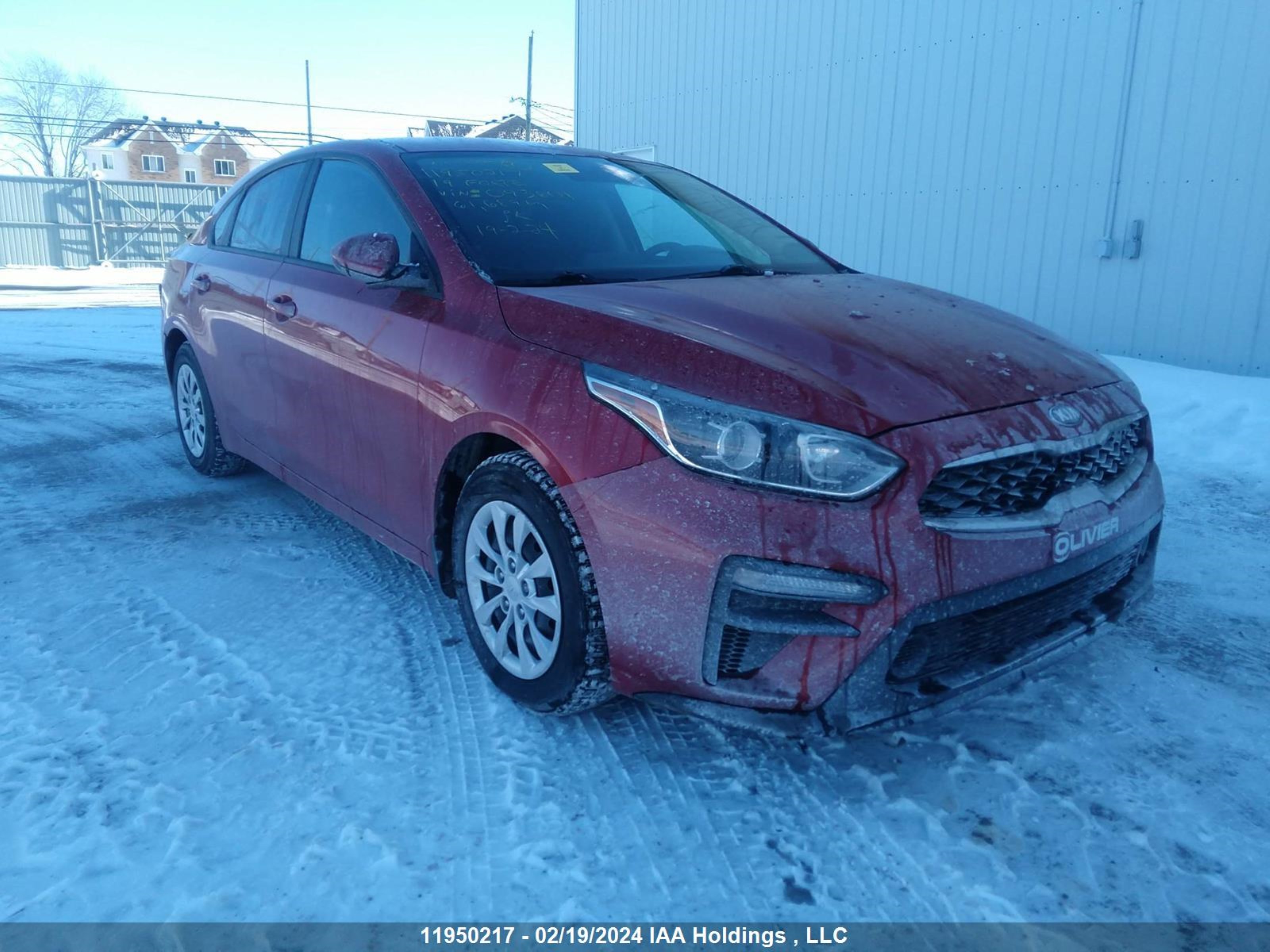 KIA FORTE 2019 3kpf24ad6ke093601