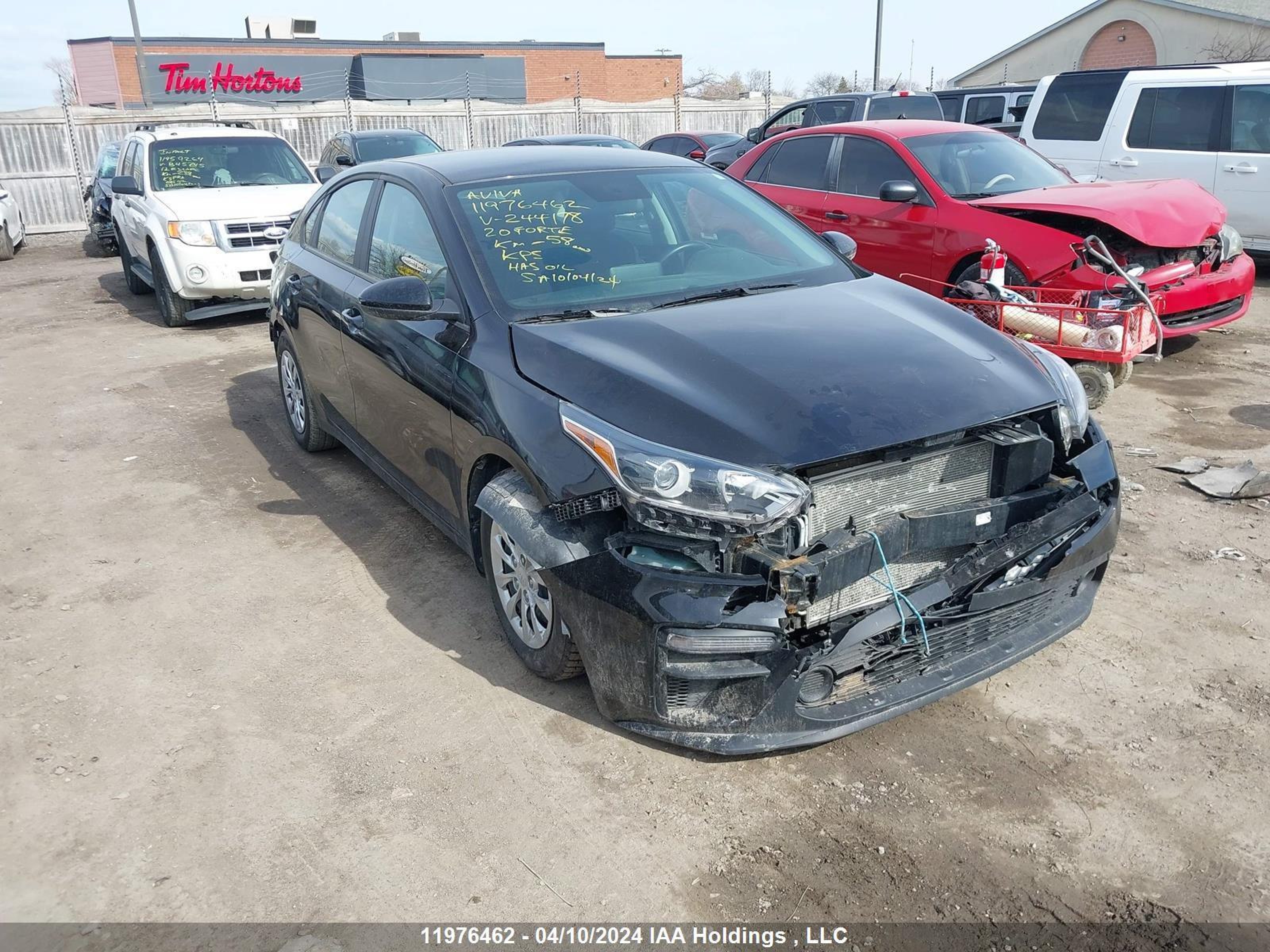 KIA FORTE 2020 3kpf24ad8le244178