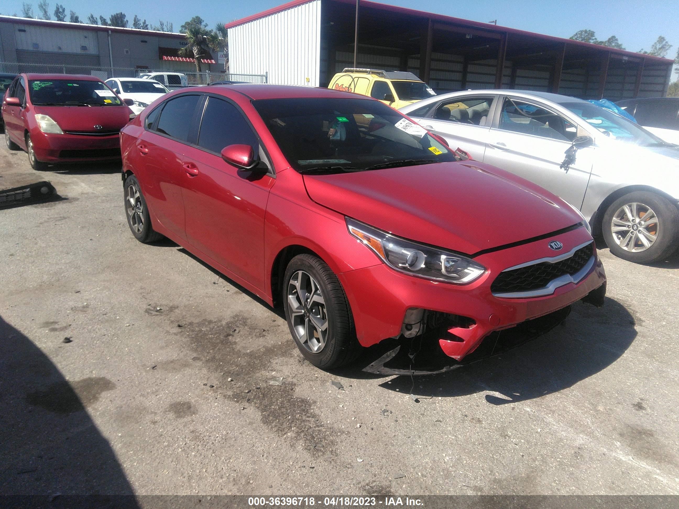 KIA FORTE 2020 3kpf24ad9le141903