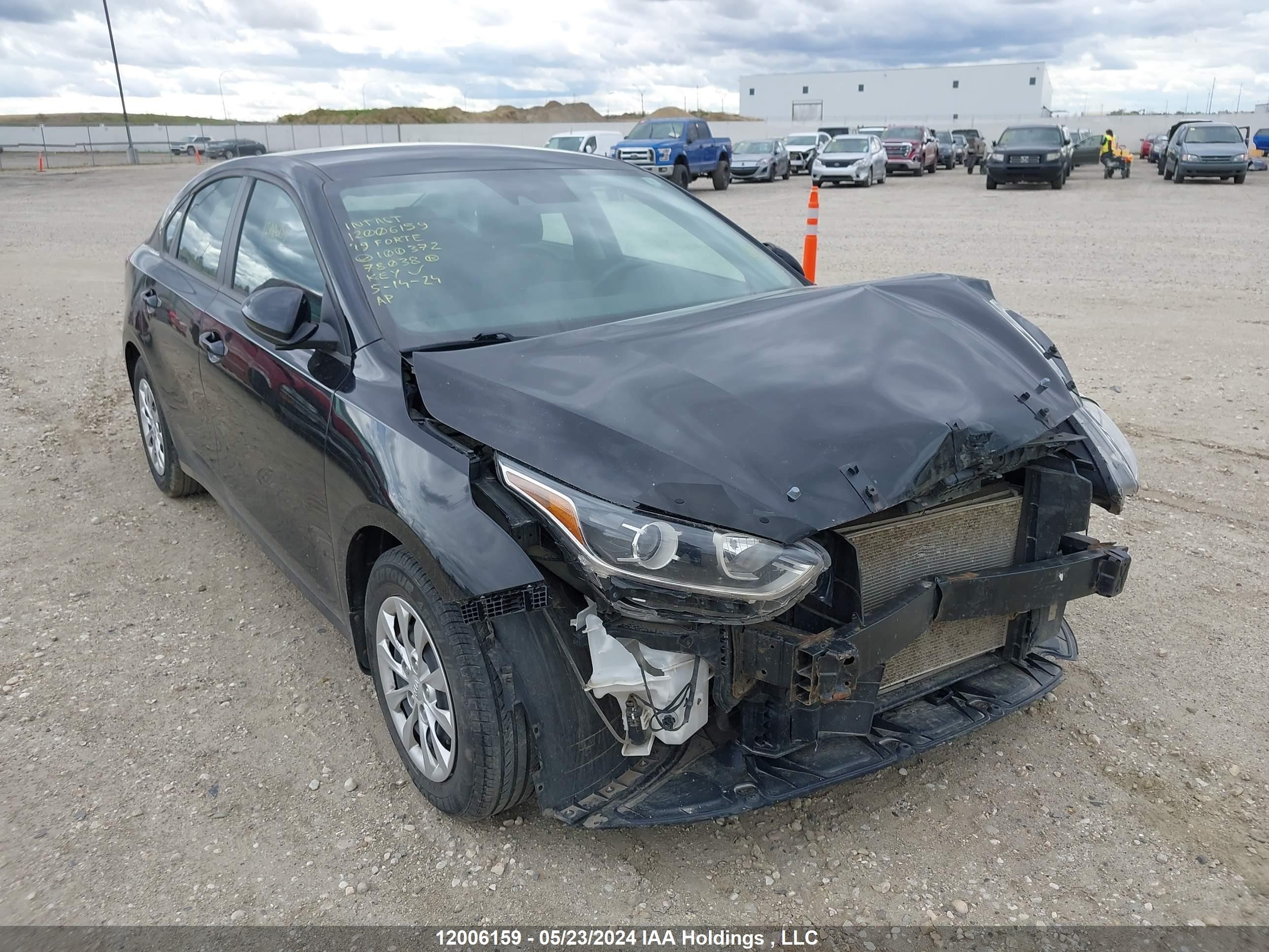 KIA FORTE 2019 3kpf24adxke100372