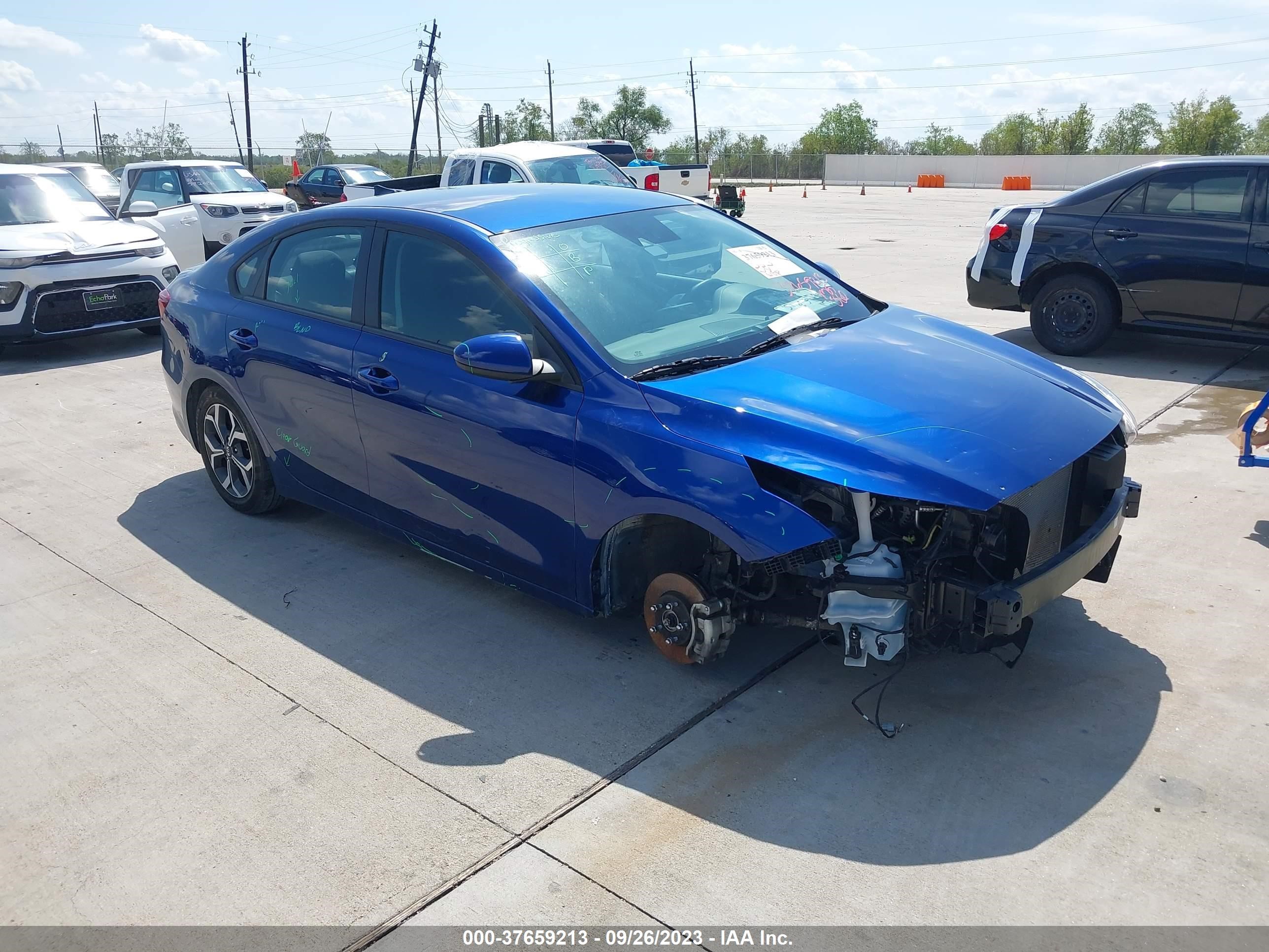 KIA FORTE 2020 3kpf24adxle151386