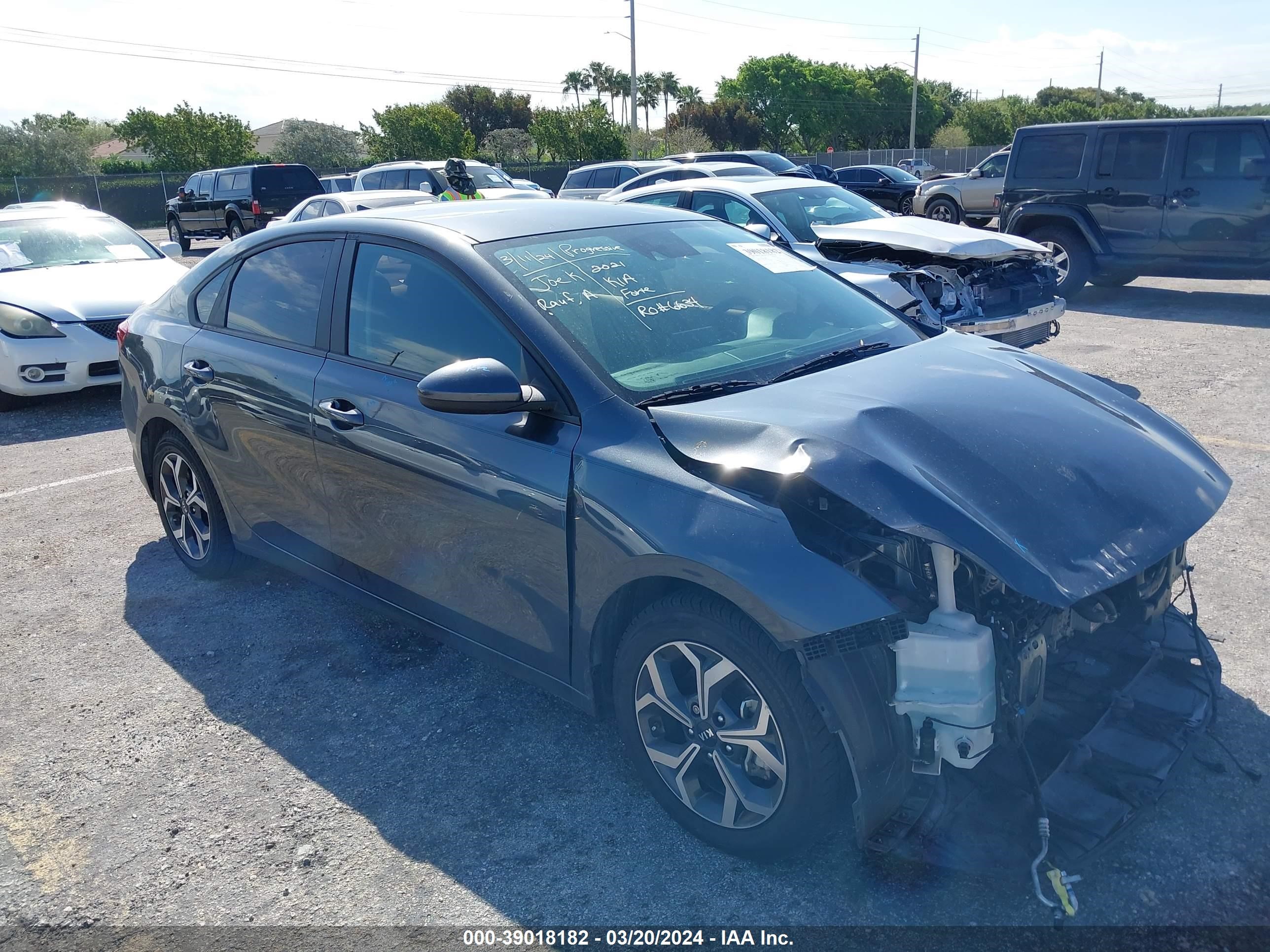 KIA FORTE 2021 3kpf24adxme356028