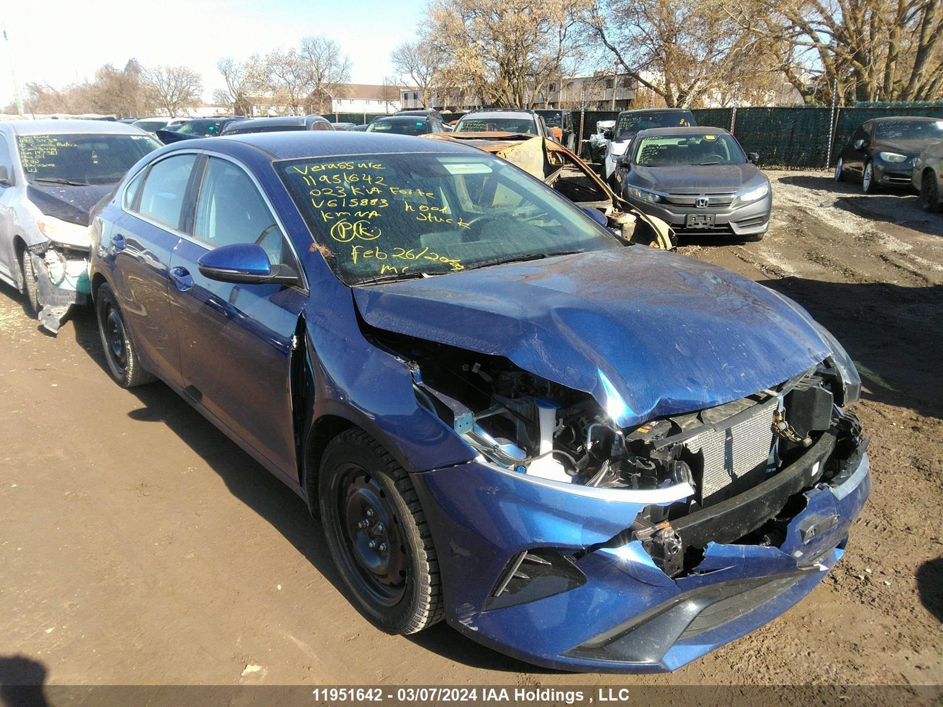 KIA FORTE 2023 3kpf34ad7pe615883