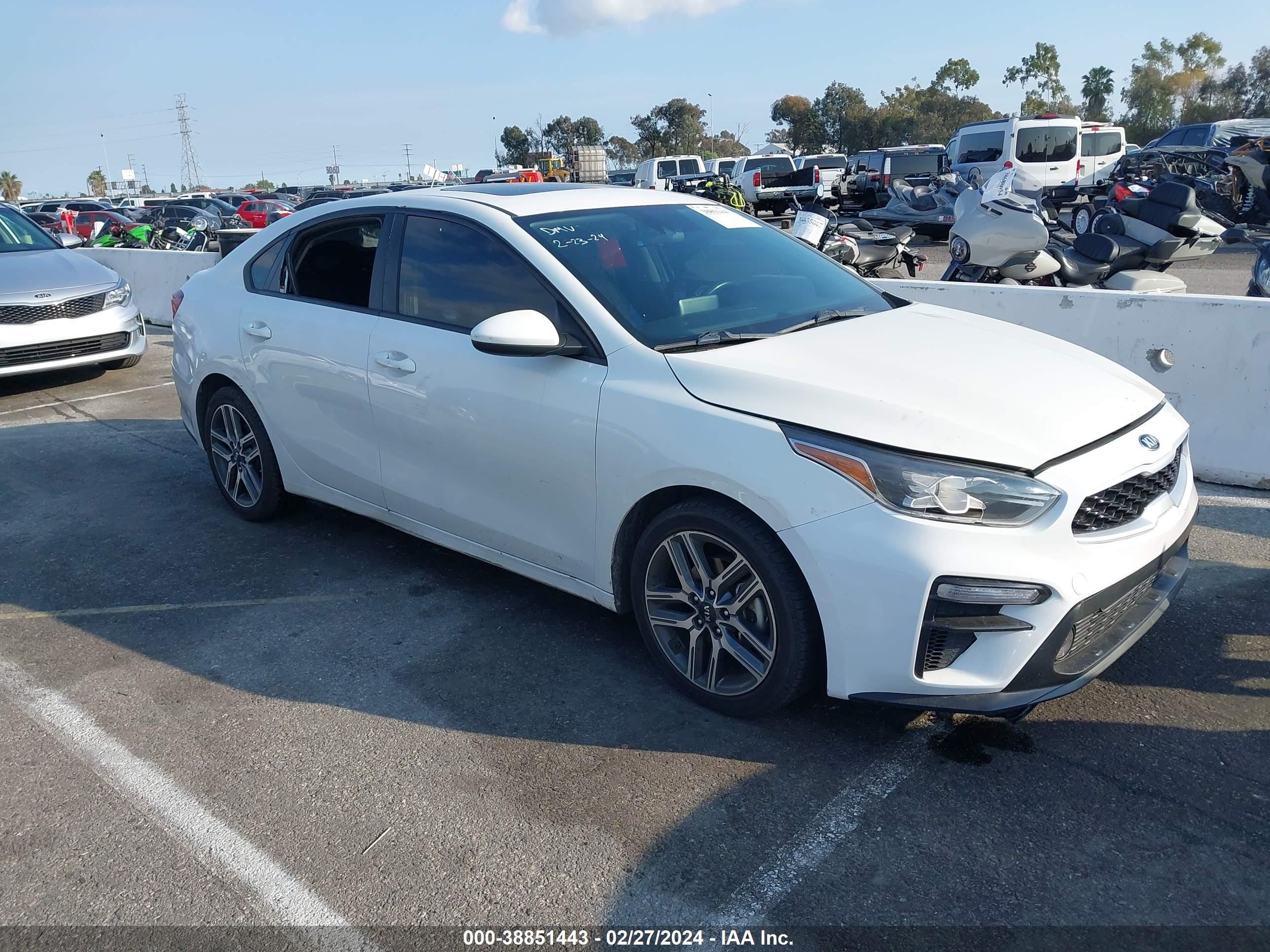 KIA FORTE 2019 3kpf34ad9ke036063