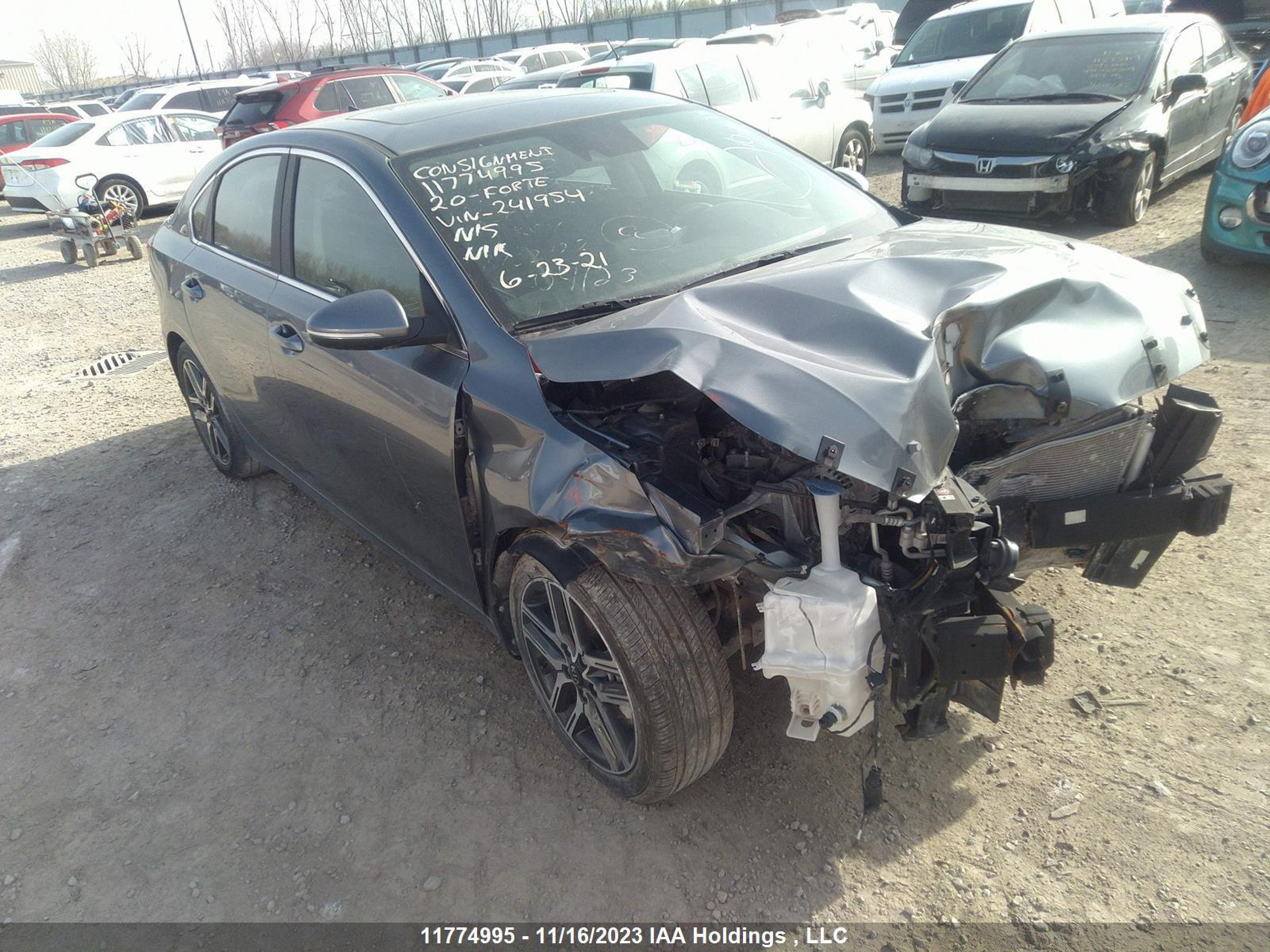 KIA FORTE 2020 3kpf54ad1le241954