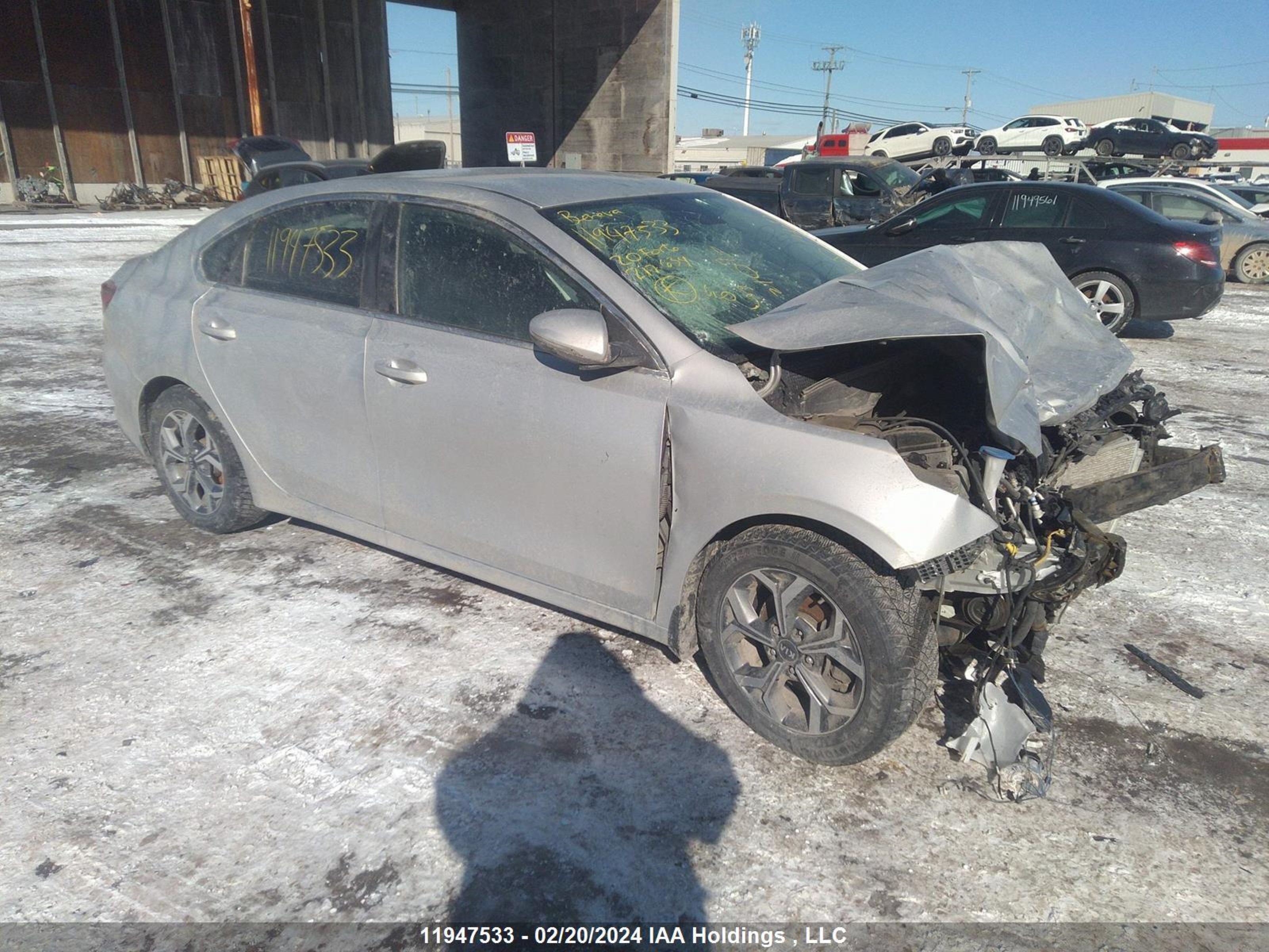 KIA FORTE 2020 3kpf54ad6le217634